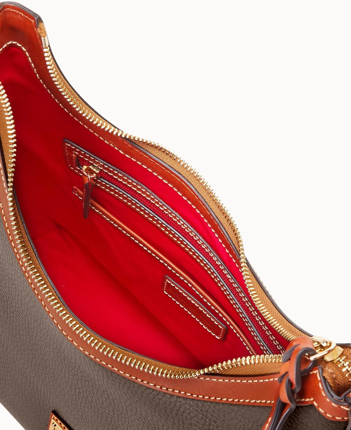 Dooney & Bourke Pebbled Leather Hobo Shoulder Bag (Elephant Grey)