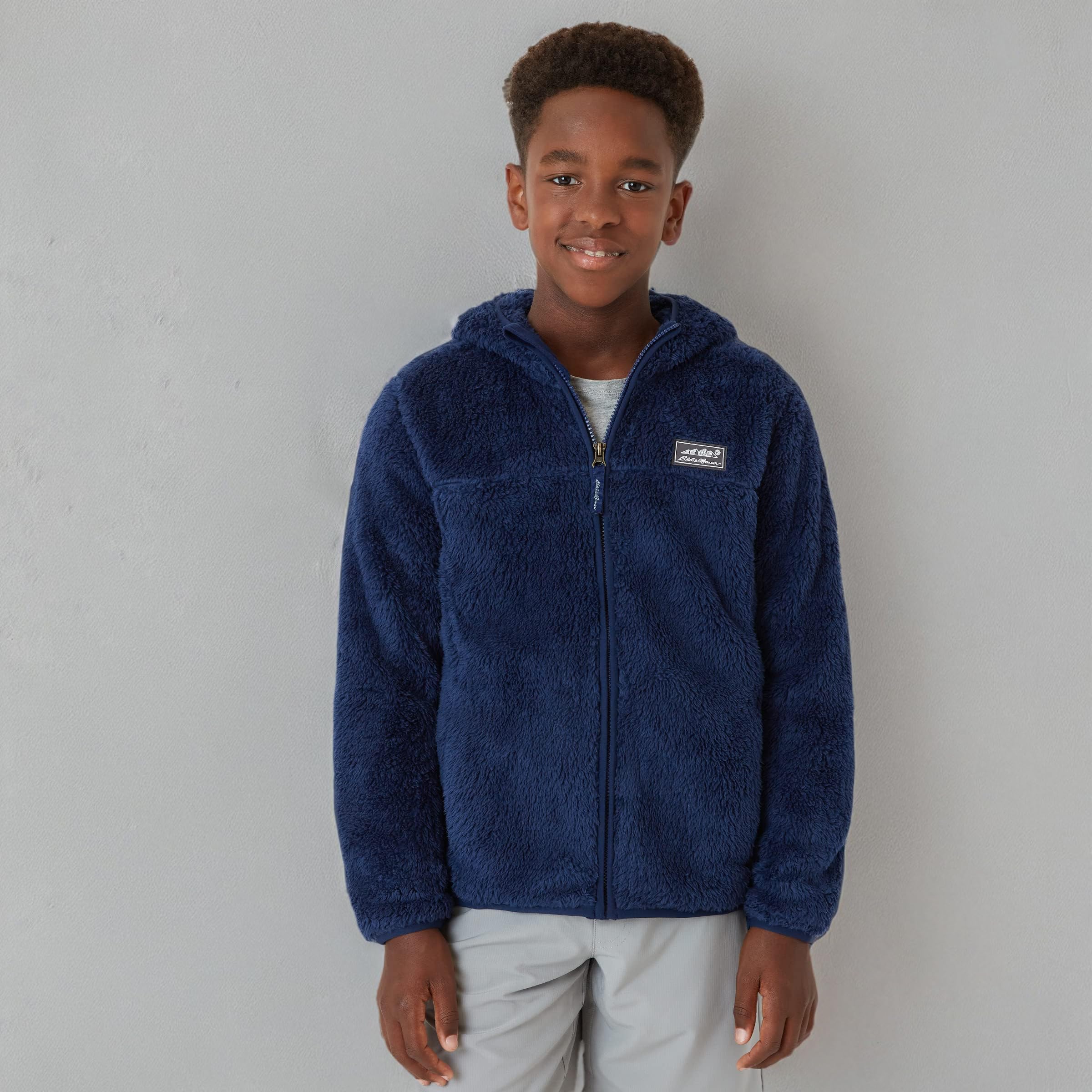 Eddie Bauer Ebb Zip Up Hoodie Felpa con Cappuccio Unisex-Bambini