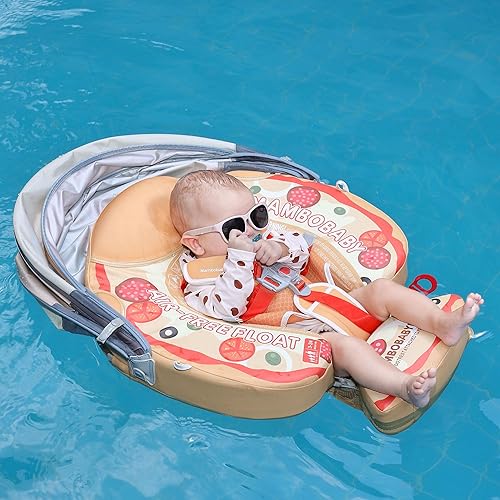 Miniatura 9 de HECCEI Chaleco salvavidas flotador Mamobaby mejorado para niños pequeños. Salvavidas para entrenamiento de natación Flotadores no inflables Con