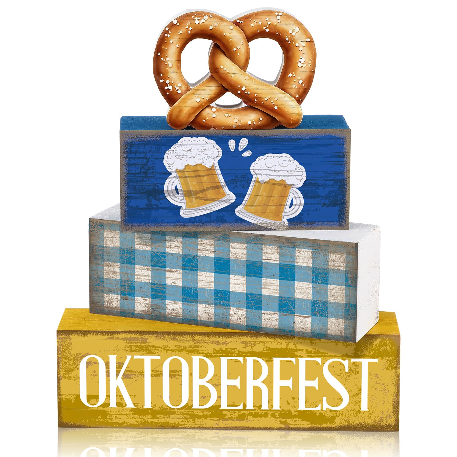 Décoration de table en bois pour Oktoberfest et buffets