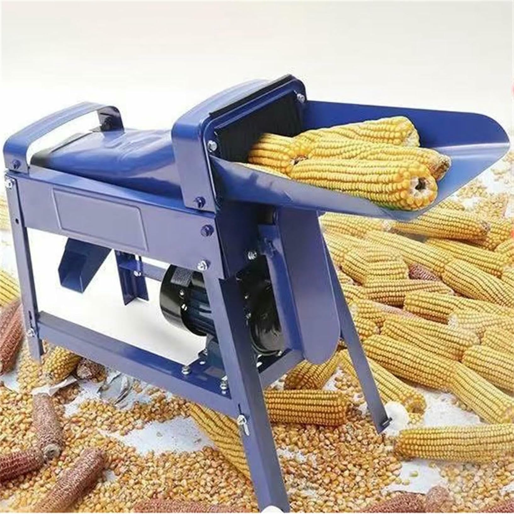 FHRKA Electric Corn Thresher Machine, Heavy Duty Corn Sheller, Corn Stripping Machine, Dry Corn Sheller Threshing Machine