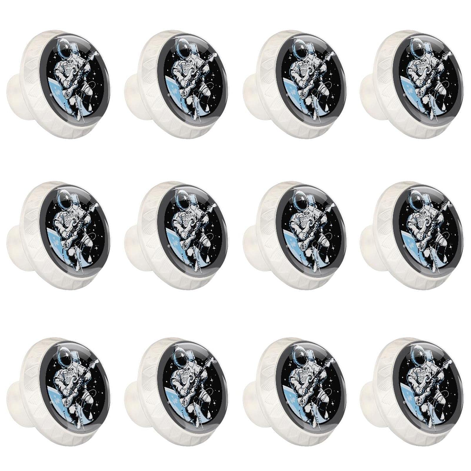 Boutons de tiroir de cuisine gris espace : design chic en lot de 12