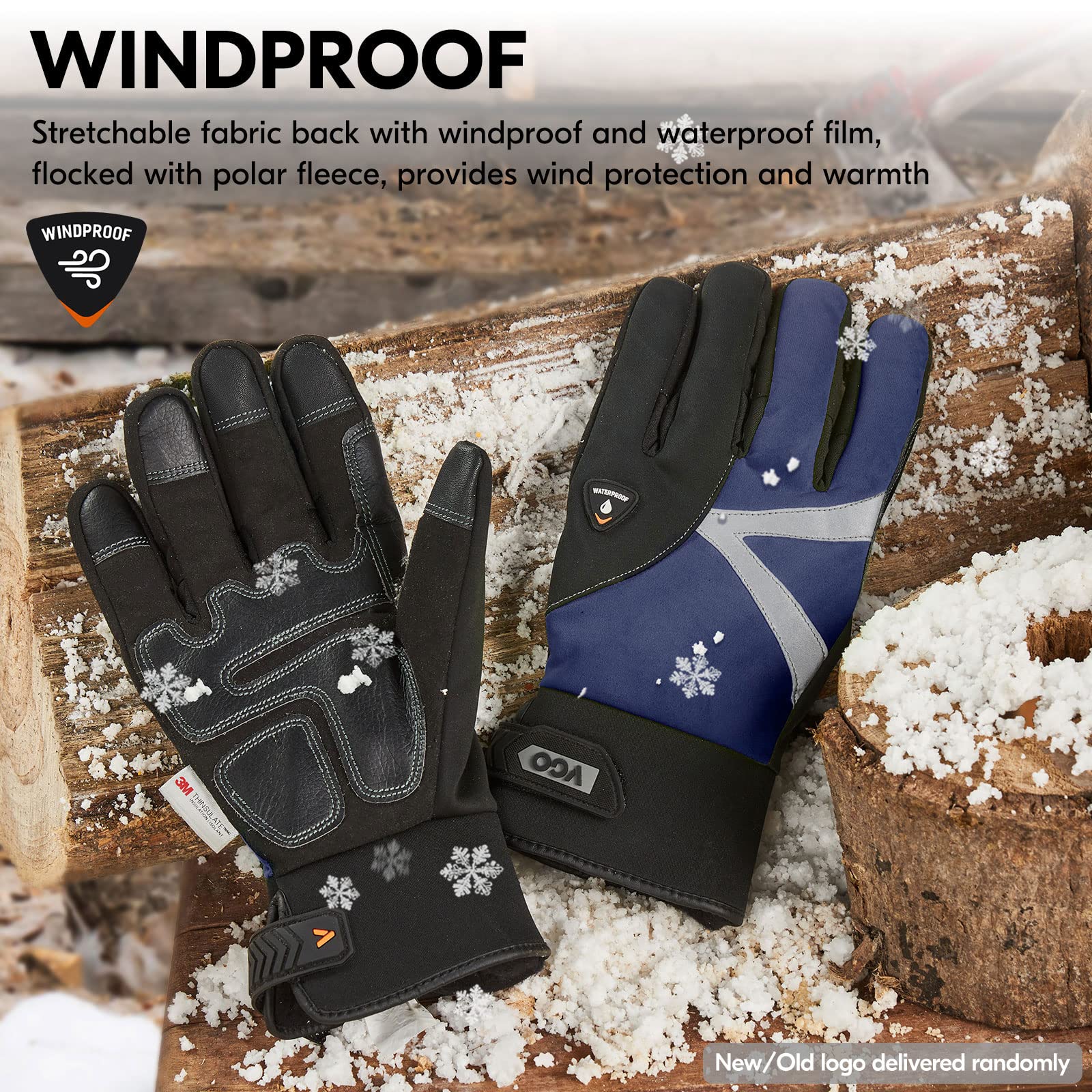 Guanti da sci impermeabili Guanti da snowboard touchscreen