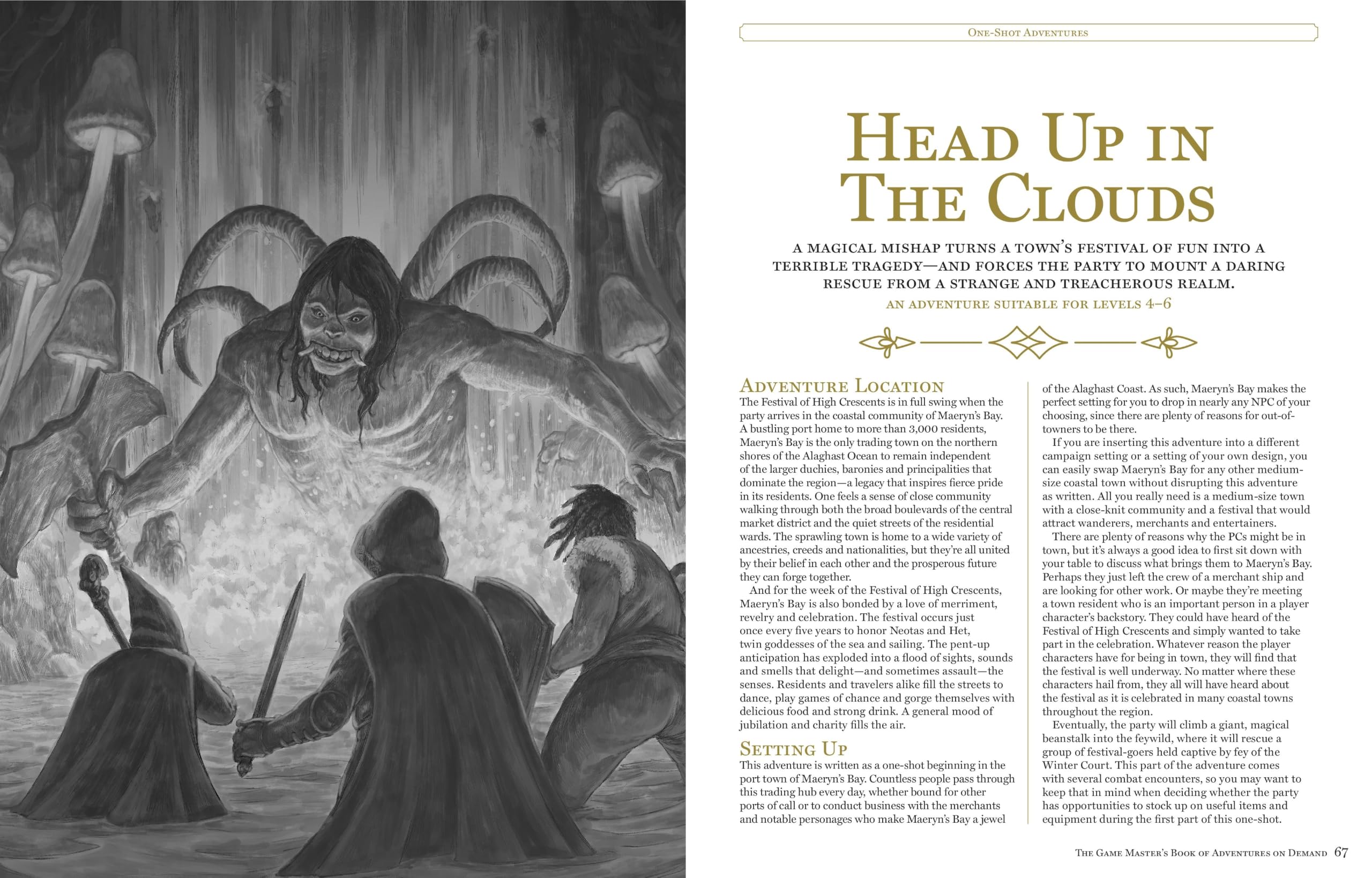 The Game Master's Book of Adventures on Demand: 10 One-Shot Adventures, Storytelling Techniques, Guidelines for Adding Complications and Twists, Plus ... Tables for Your 5th Edition Ttrpg Adventures