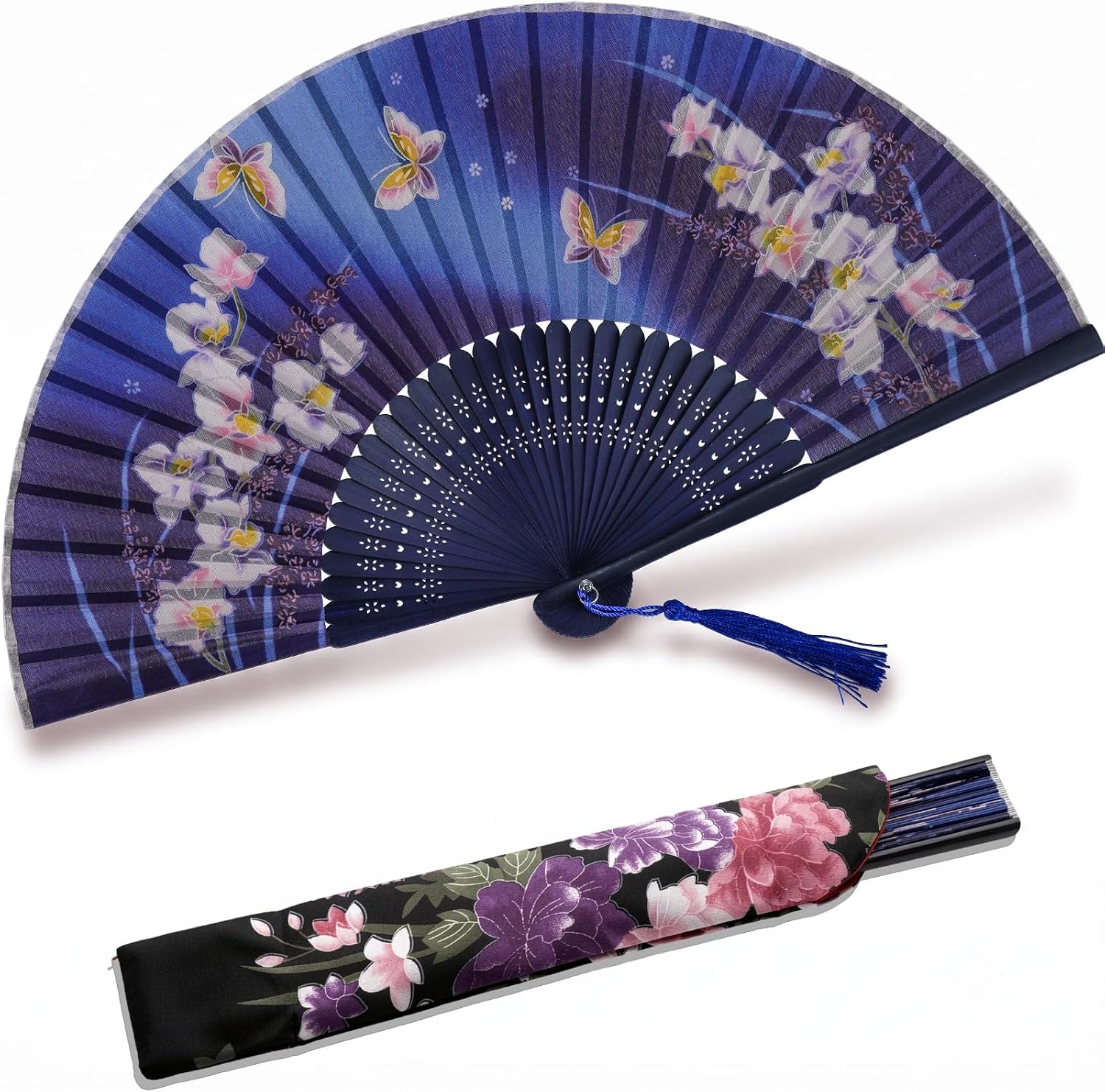 Hand Fan Foldable for Women, Portable Hand Held Fan