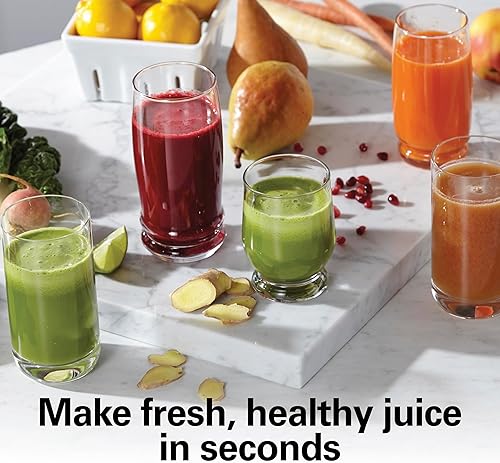 Miniatura 10 de Hamilton Beach exprimidor de boca grande Negro