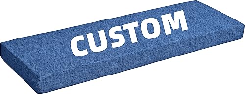 Sincere - Cojines de asiento de sofá engrosados, funda extraíble incluida, cojín de espuma de memoria para interiores y patios para rehabilitación