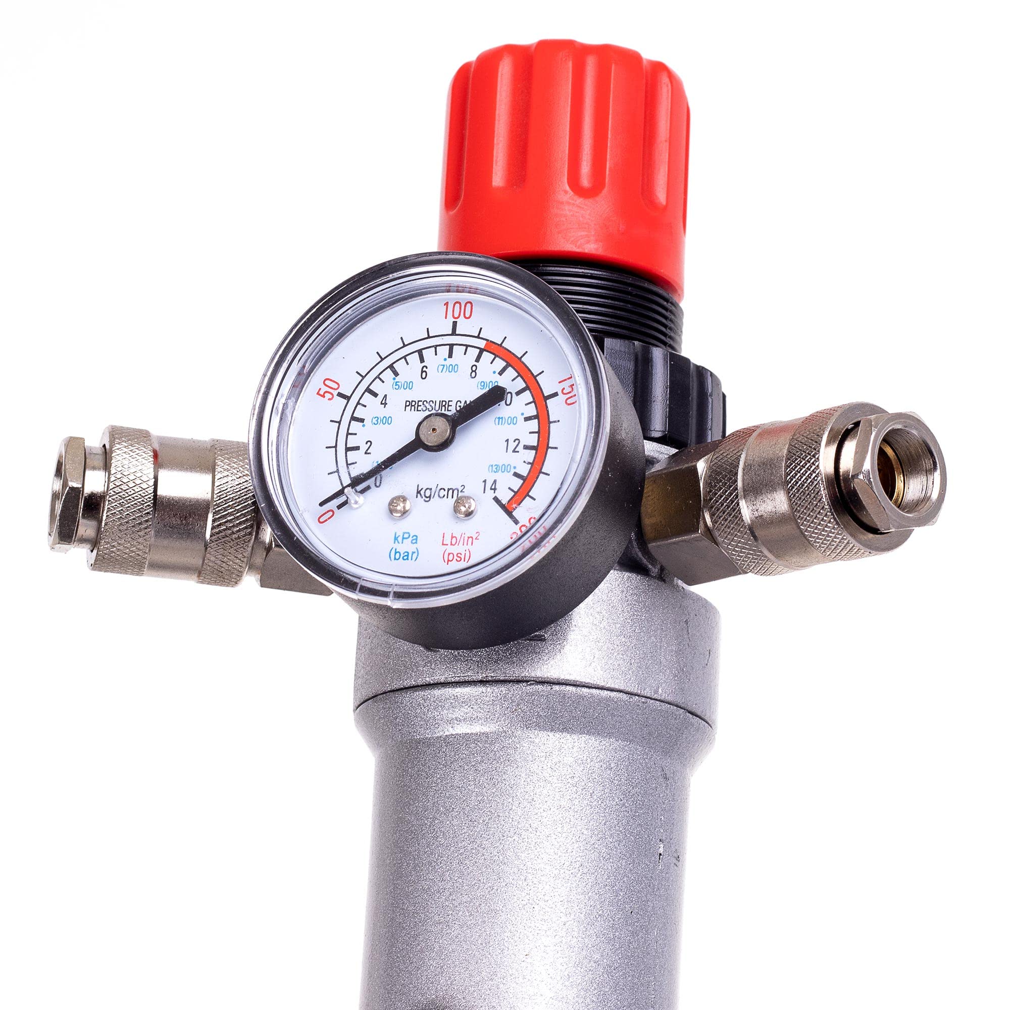Profi 1/2" Druckluftregler Druckminderer mit Luftfilter und Manometer Filter