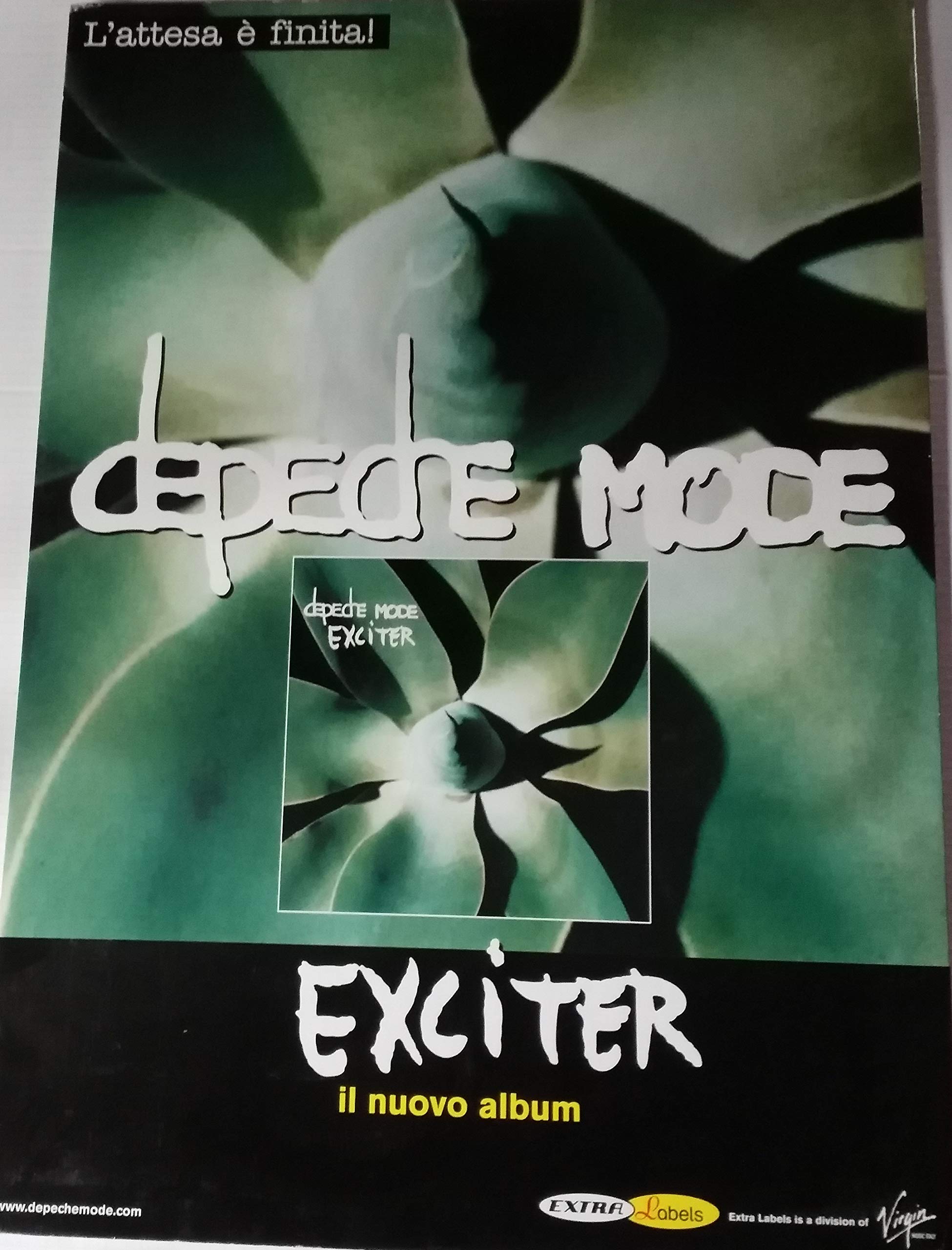 Display Depeche Mode Exciter grand format 68x48 d'époque pour passionnés