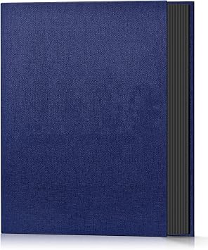 Popotop Photo Album 4x6 100 Pockets for Wedding Gifts,Linen Hardcover Picture Albums for Family Anniversary Baby Vacation Pictures