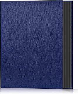 Popotop Photo Album 4x6 100 Pockets for Wedding Gifts,Linen Hardcover Picture Albums for Family Anniversary Baby Vacation Pictures
