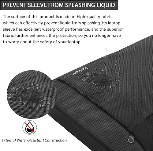 Miniatura 5 de Ferkurn Funda para laptop de 15.6 pulgadas, 16 pulgadas, para mujeres y hombres, compatible con Dell Inspiron XPSHP Envy PavilionLenovo Thinkpad