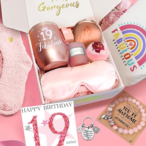 19th Birthday Gifts for Girl, Happy Birthday Pamper Set Present…