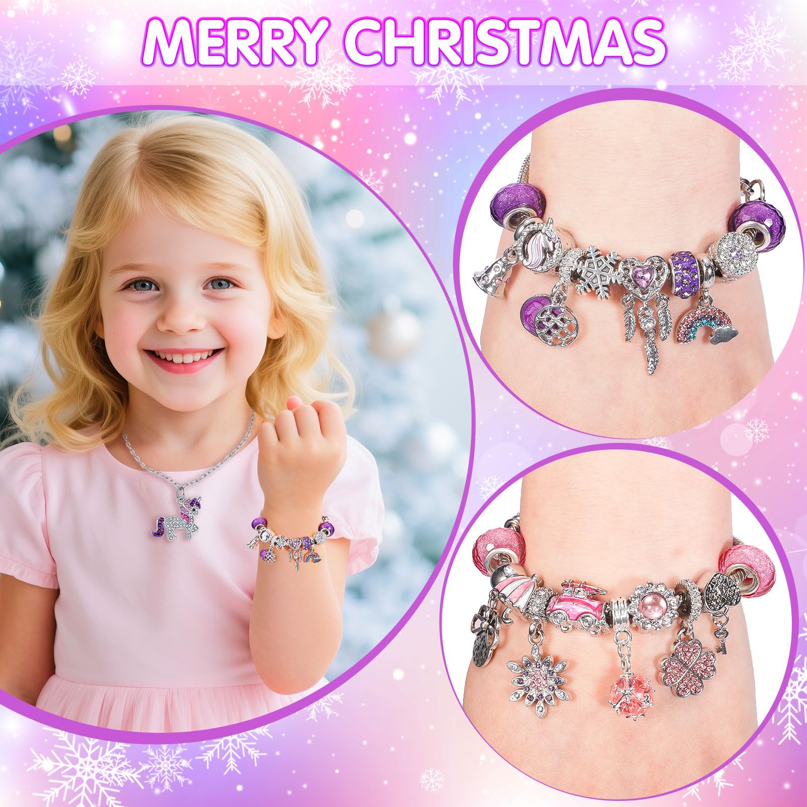 Adventskalender Für Mädchen 2024 Mit Schmuck-Bastelset | 24 Überraschungen Für Kinder 4-13 Jahre