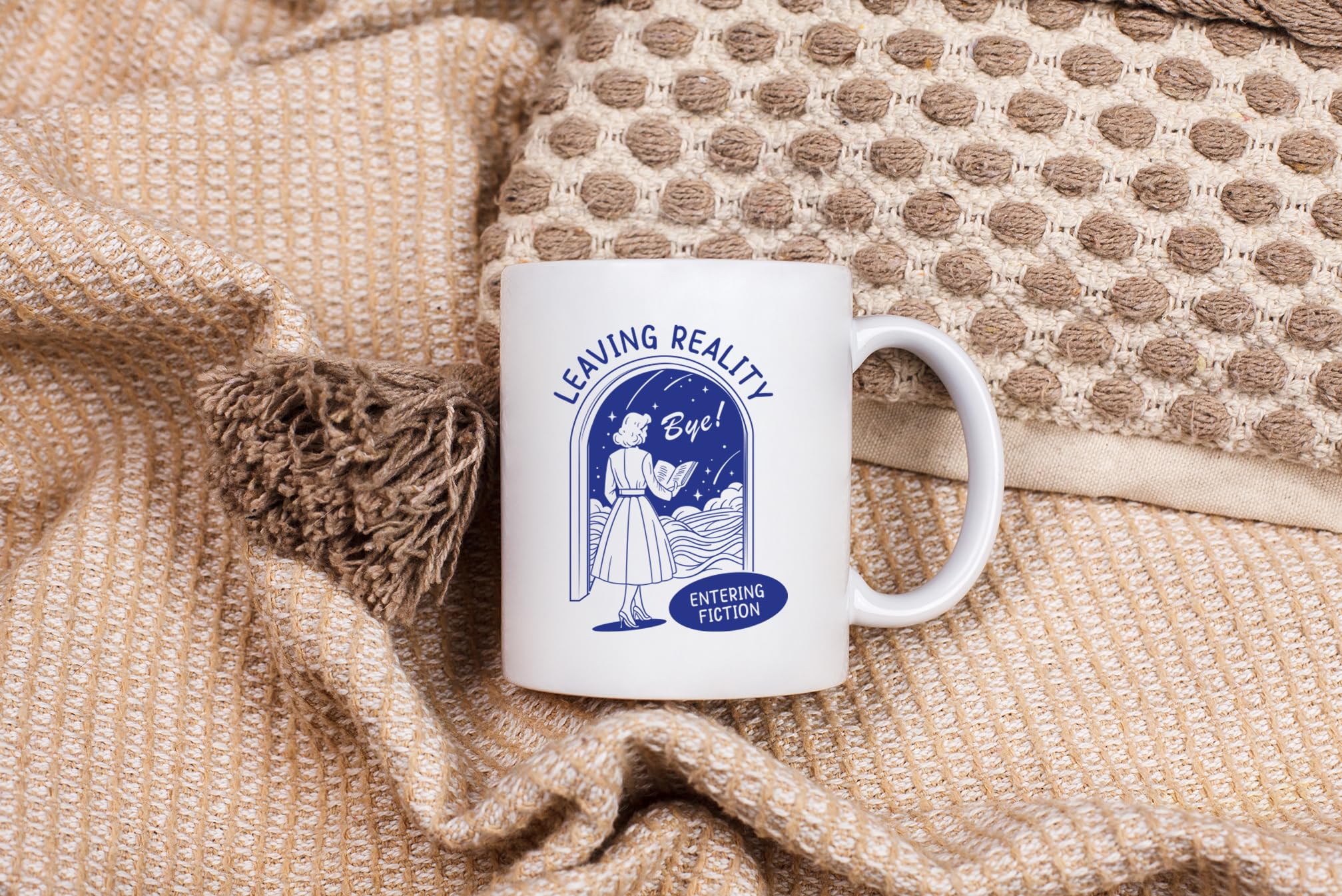 Funny Book Lover Mug - 'Smells Like Ignoring Responsibilities & Reading All Day' - 11oz Gift For Bookworms - View #10