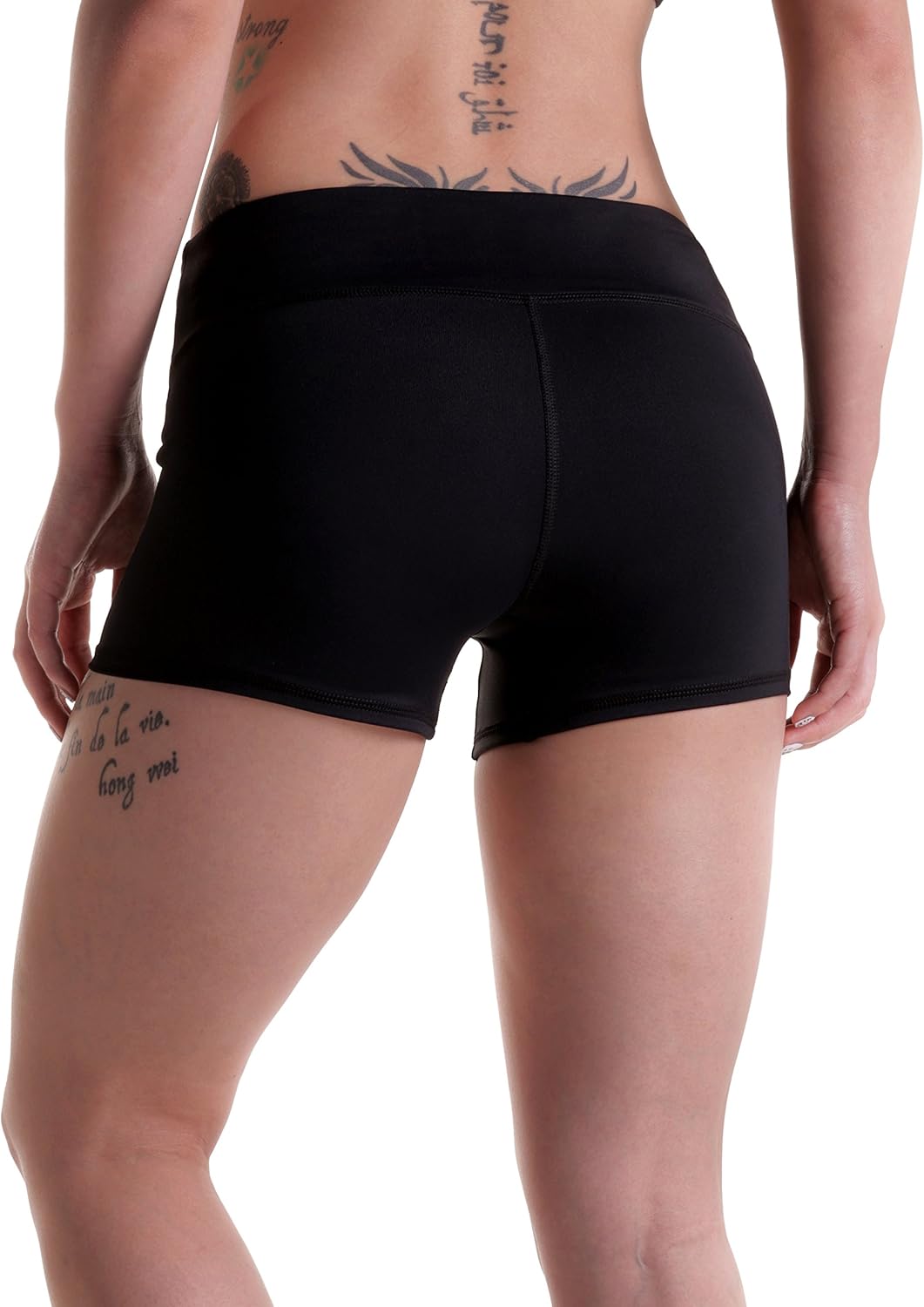 Tough Mode Women's 3" Athletic Workout Volleyball Running WOD Compression Shorts - Image 5