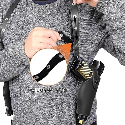 Miniatura 6 de Shoulder Holster, Tactical Underarm Holster Concealed Adjustable Carry Holster for Gun Pistol 1911 92 96 45 43 (Length 31.5"39.4"47.2")