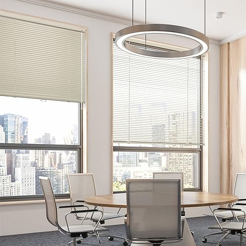 Miniatura 2 de Persianas horizontales sin cordones de aluminio de 1 pulgada para ventana, persianas y persianas personalizadas para oscurecer la habitación, para