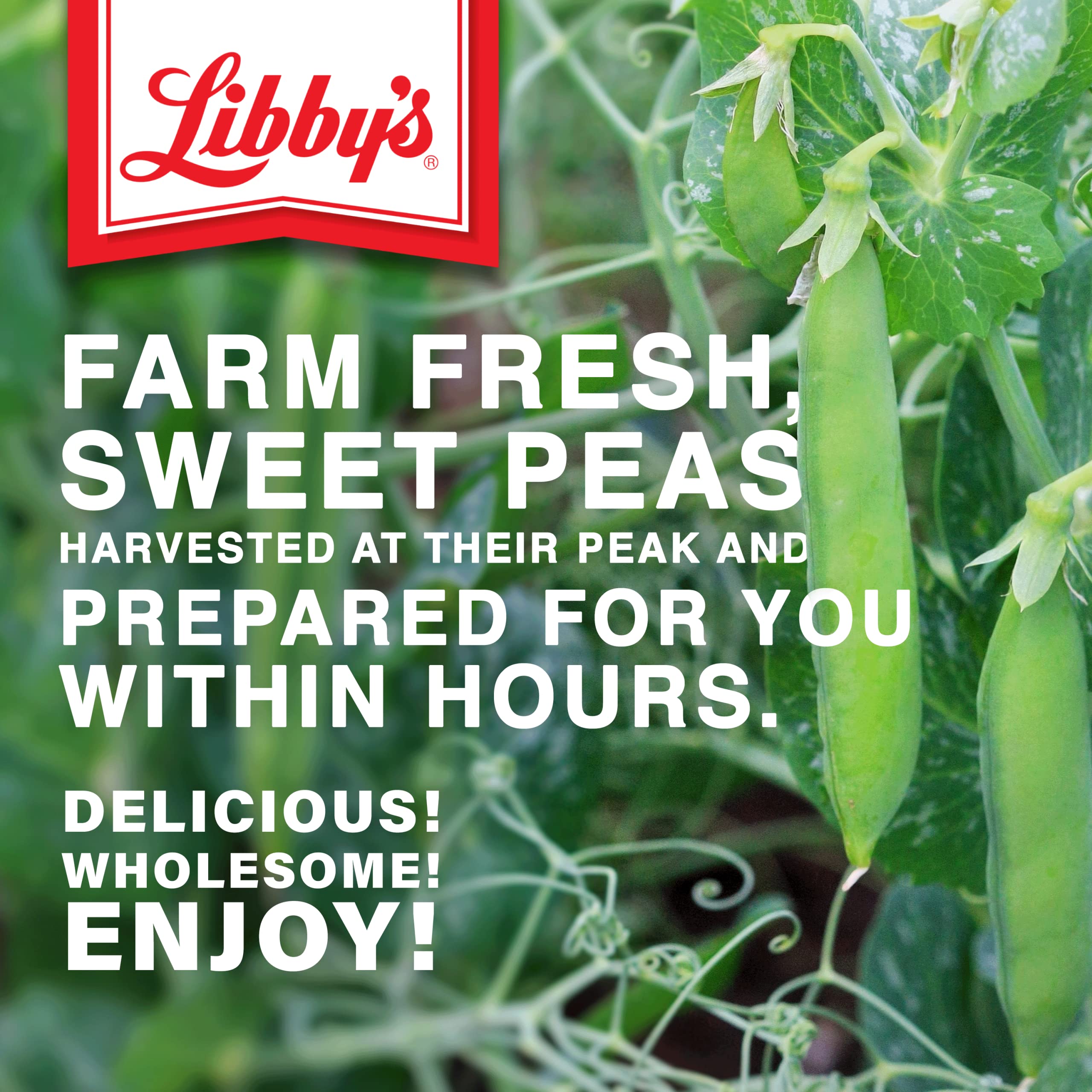 Libby's Sweet Peas, 8.5 Ounces (Pack of 12)