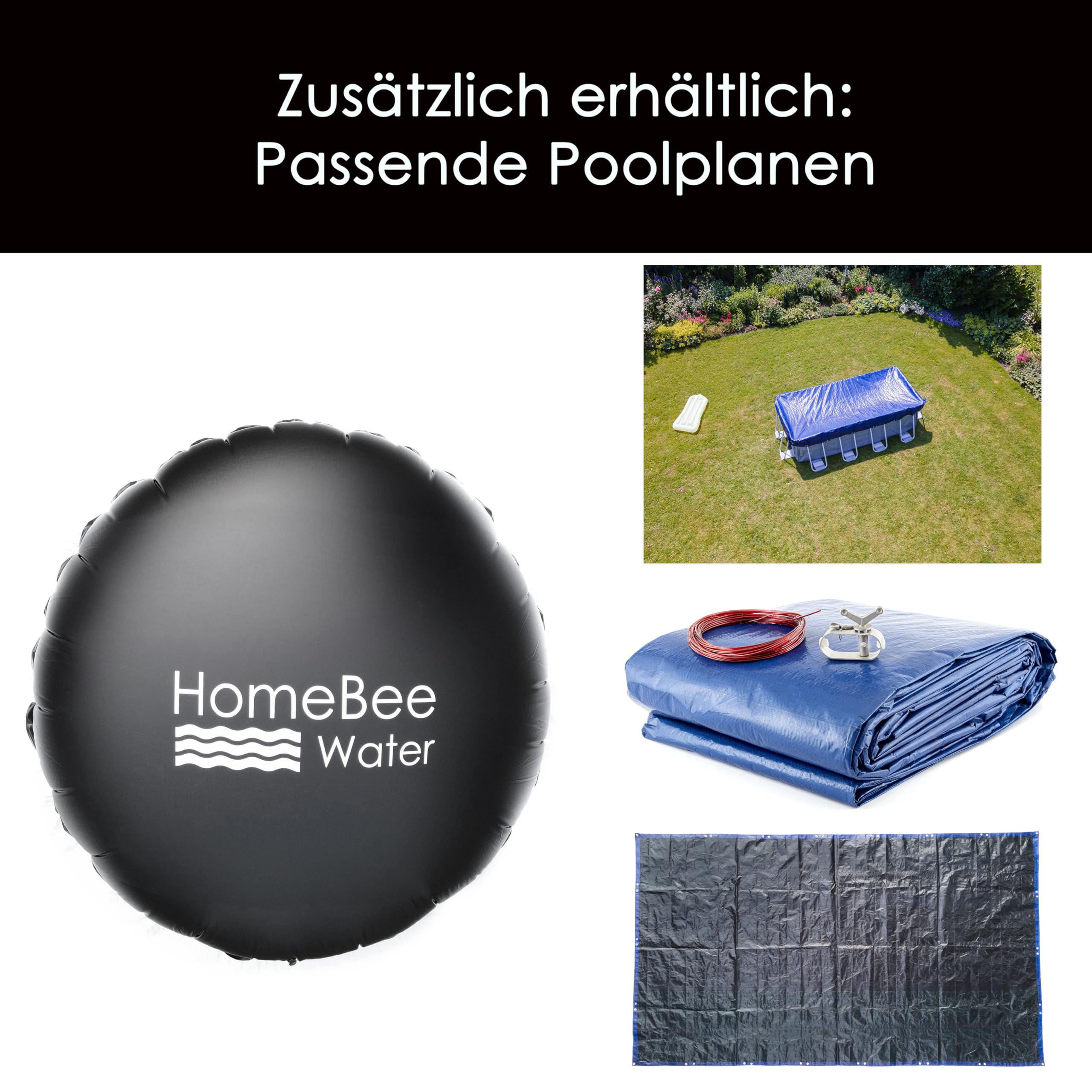 Homebee® Zwembadkussen winter XXL (4 meter diameter
