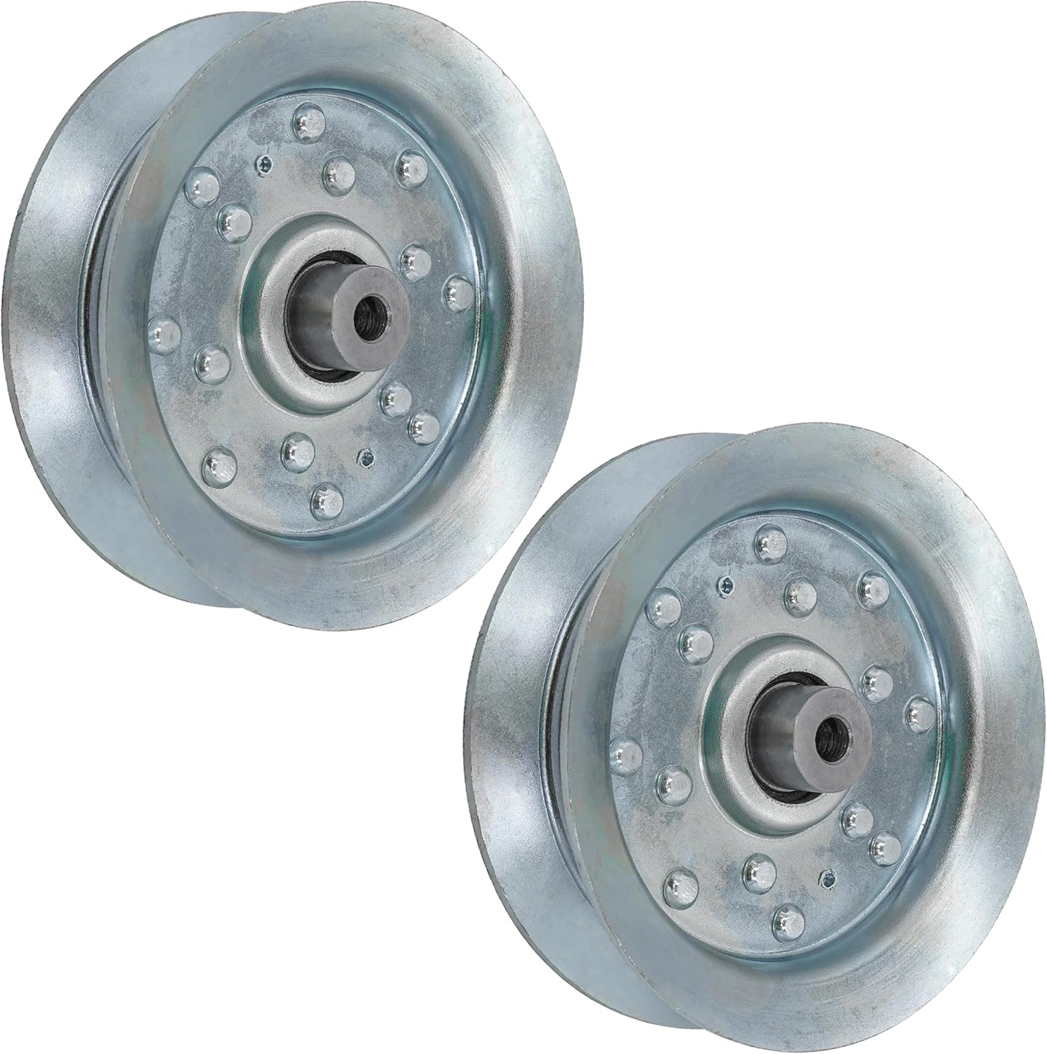 Caltric 48" Deck Pulley Compatible with MTD Z8200 DXGZ148P 17ASDALB099 17BSDALB099 DeWALT 756-05062 Qty 2