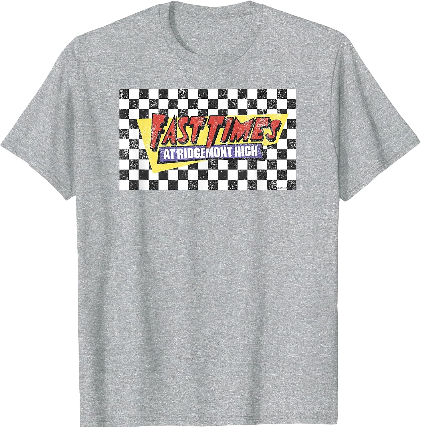 Fast Times at Ridgemont High Checked Logo T-Shirt image 5