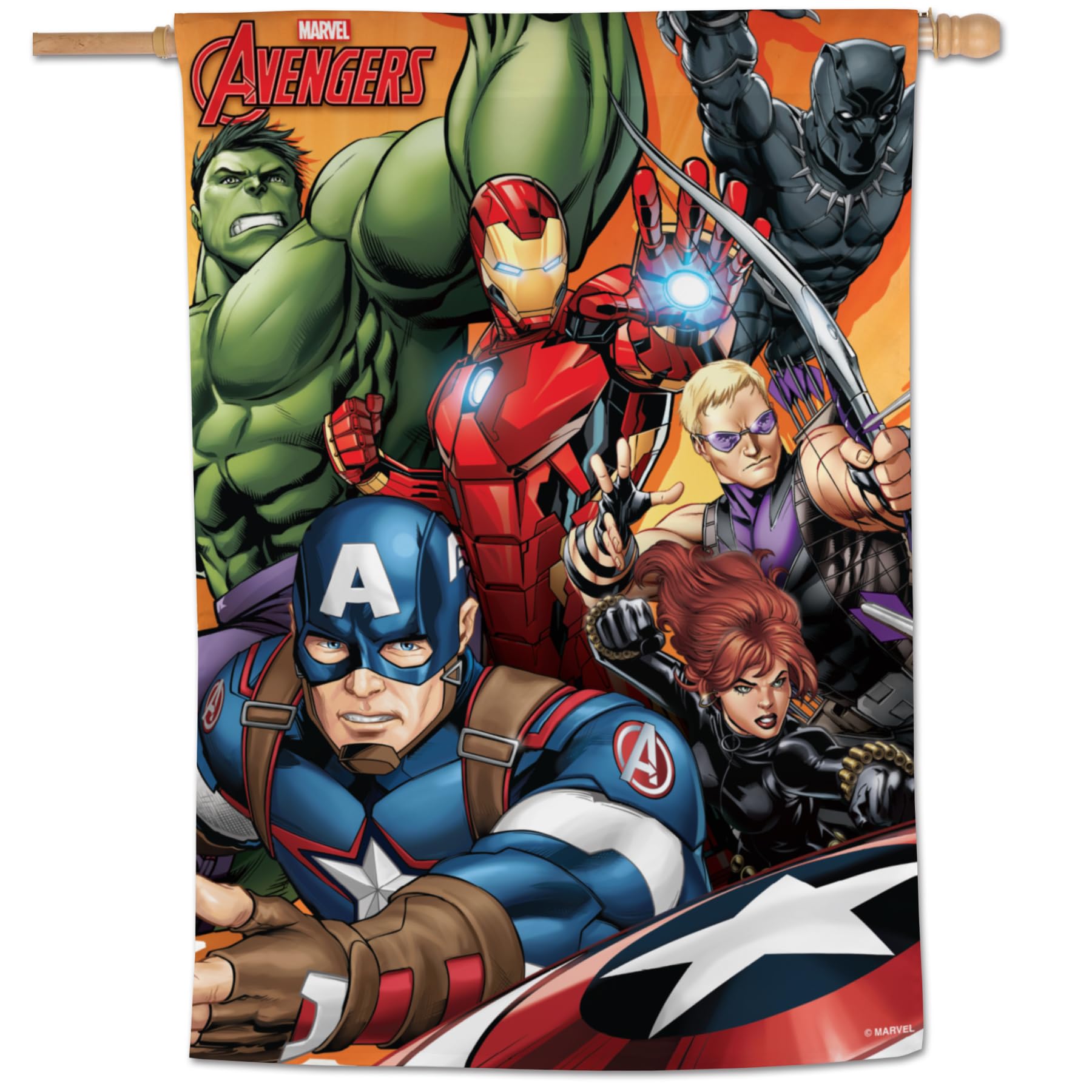 Drapeau vertical Avengers Marvel l'idée cadeau idéale pour fan - 2