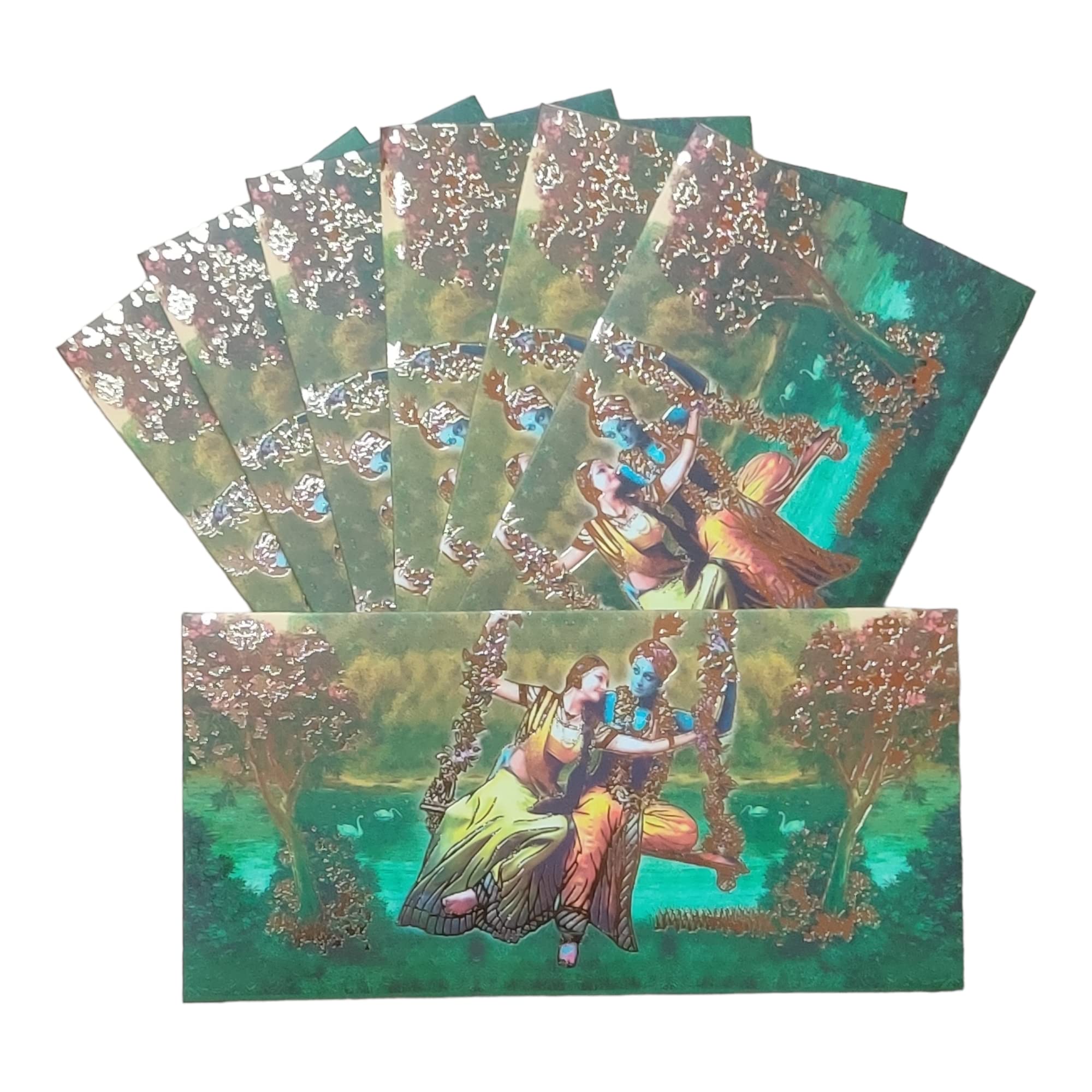 Pack of 20 Colourful Designer Shagun Lifafa/Money Gift Envelope Digitally Printed for Gifting Money on Wedding, Birthday & Any Other Occasion D-062