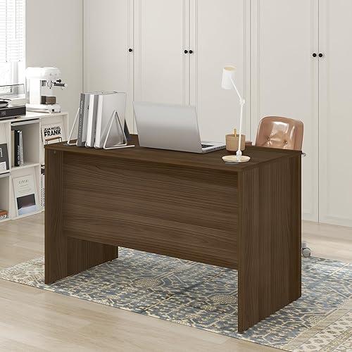 Furinno Roger Computer Desk, 47 Inch Rectangular Executive Desk with