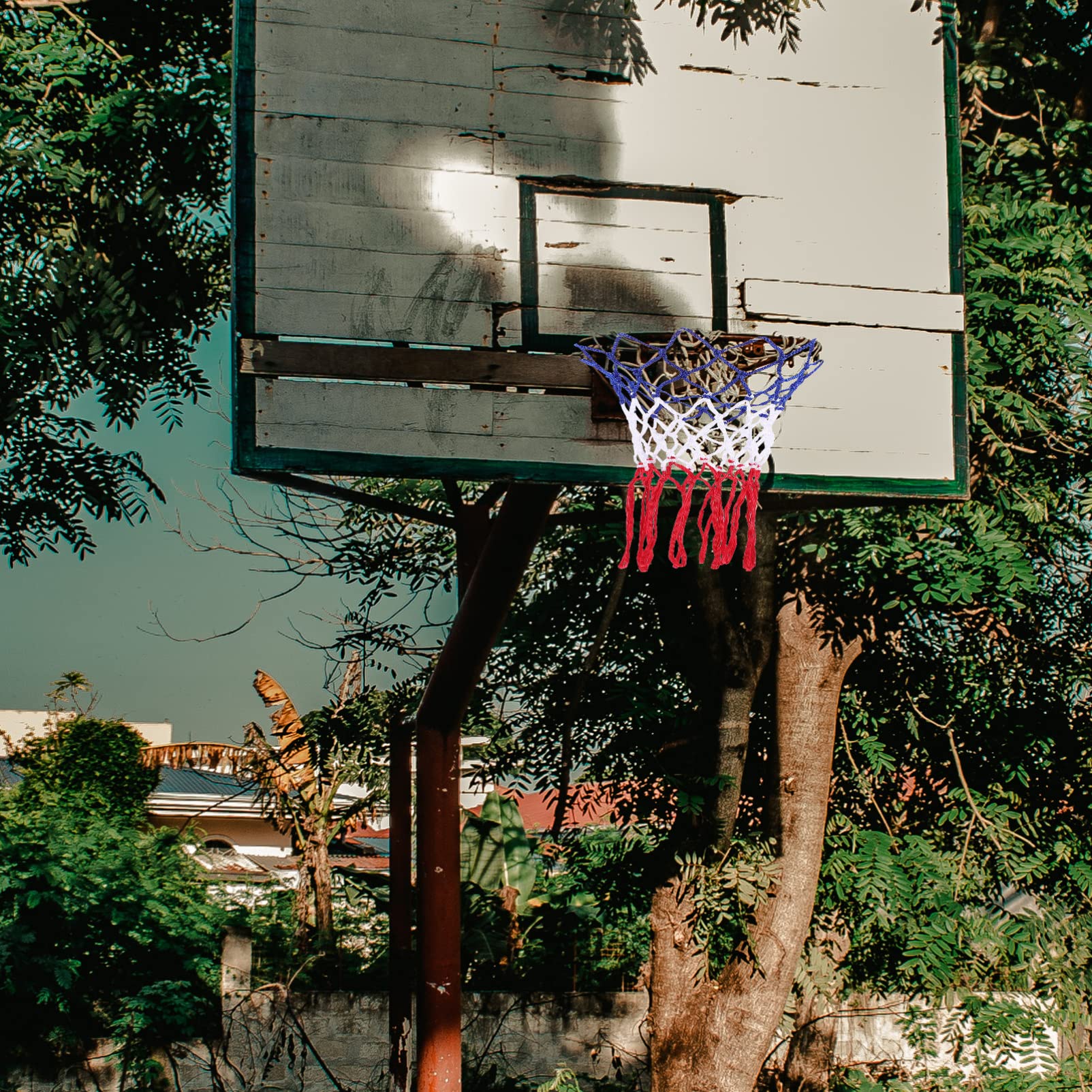 BESPORTBLE Basketball Net Chain Replacement for Hoop Nylon Weatherproof Easy to Install