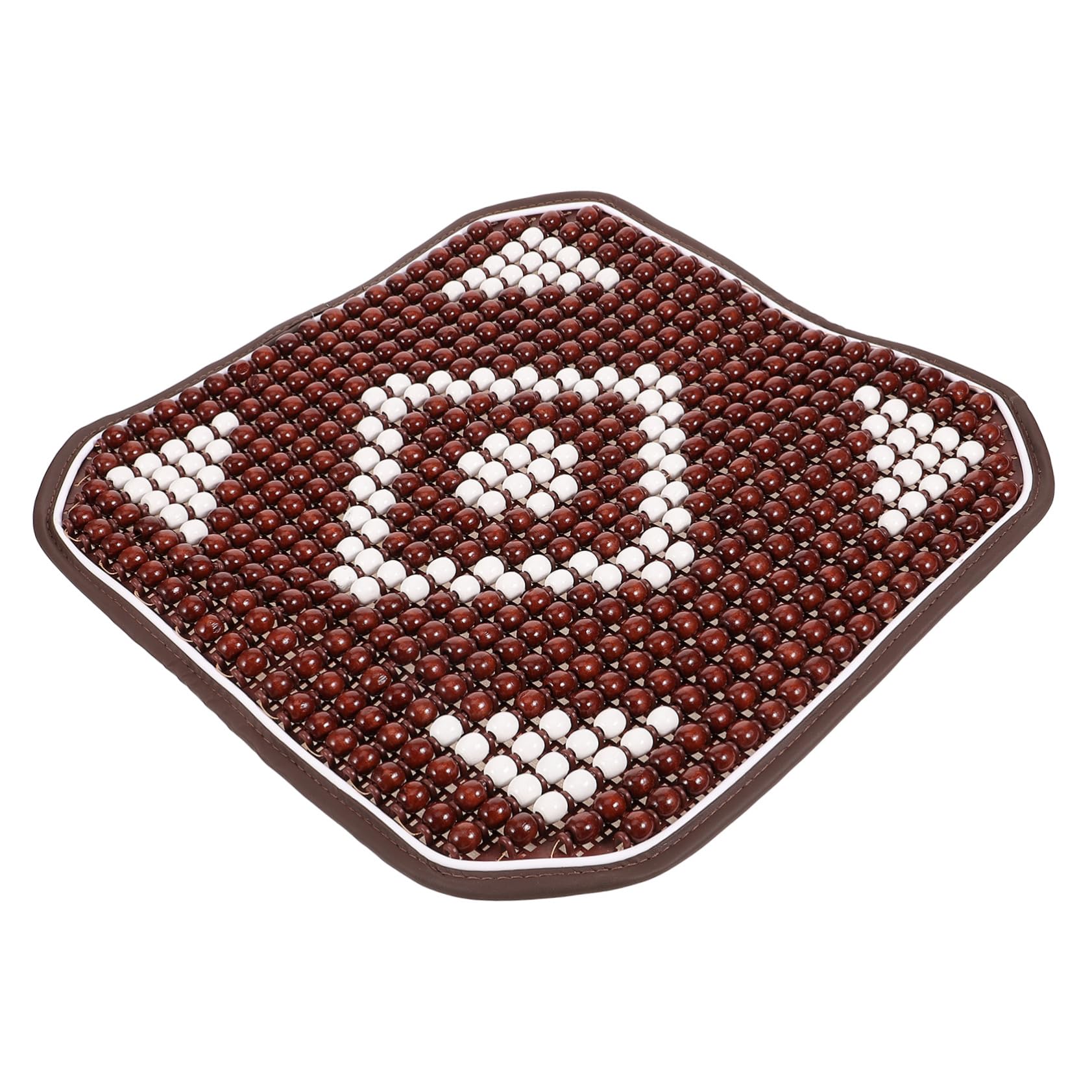 Cuscino Sedile Auto in Legno a Perle, Copertura Estiva Singola | Vacanze Estive, Comfort Circolazione D'aria e Superficie Antiscivolo, Accessorio Auto per Sedile e Sedia