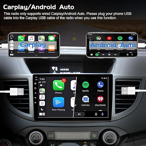 Miniatura 4 de Android 13 Radio de coche estéreo para Honda CRV 2012 2013 2014 2015 2016, 10.1 "HD pantalla táctil 2G RAM 32G ROM Andriod 13.0 navegación GPS