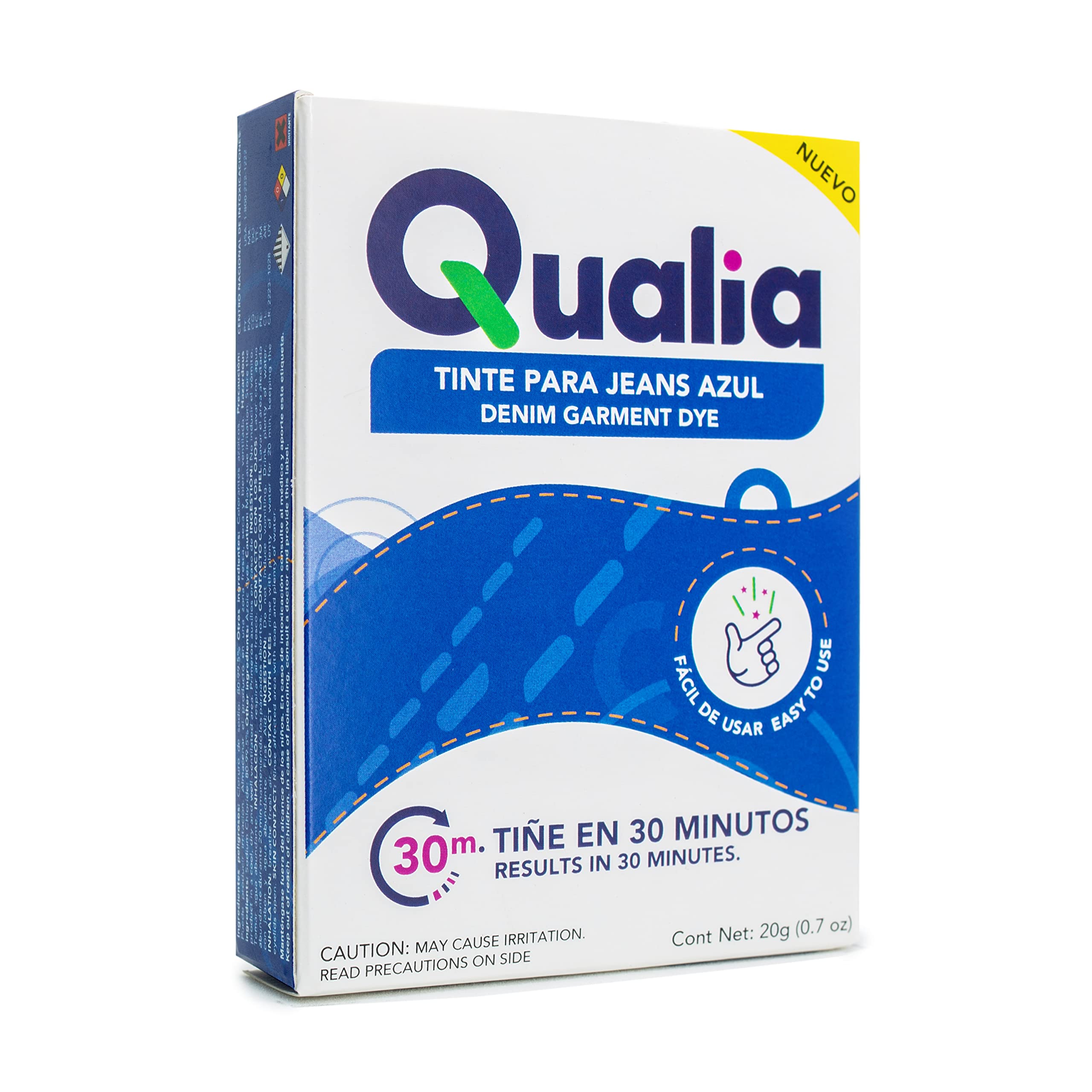 Buy Qualia Fabric Dye (1 Pack, Denim) UltraConcentrated Powder dye