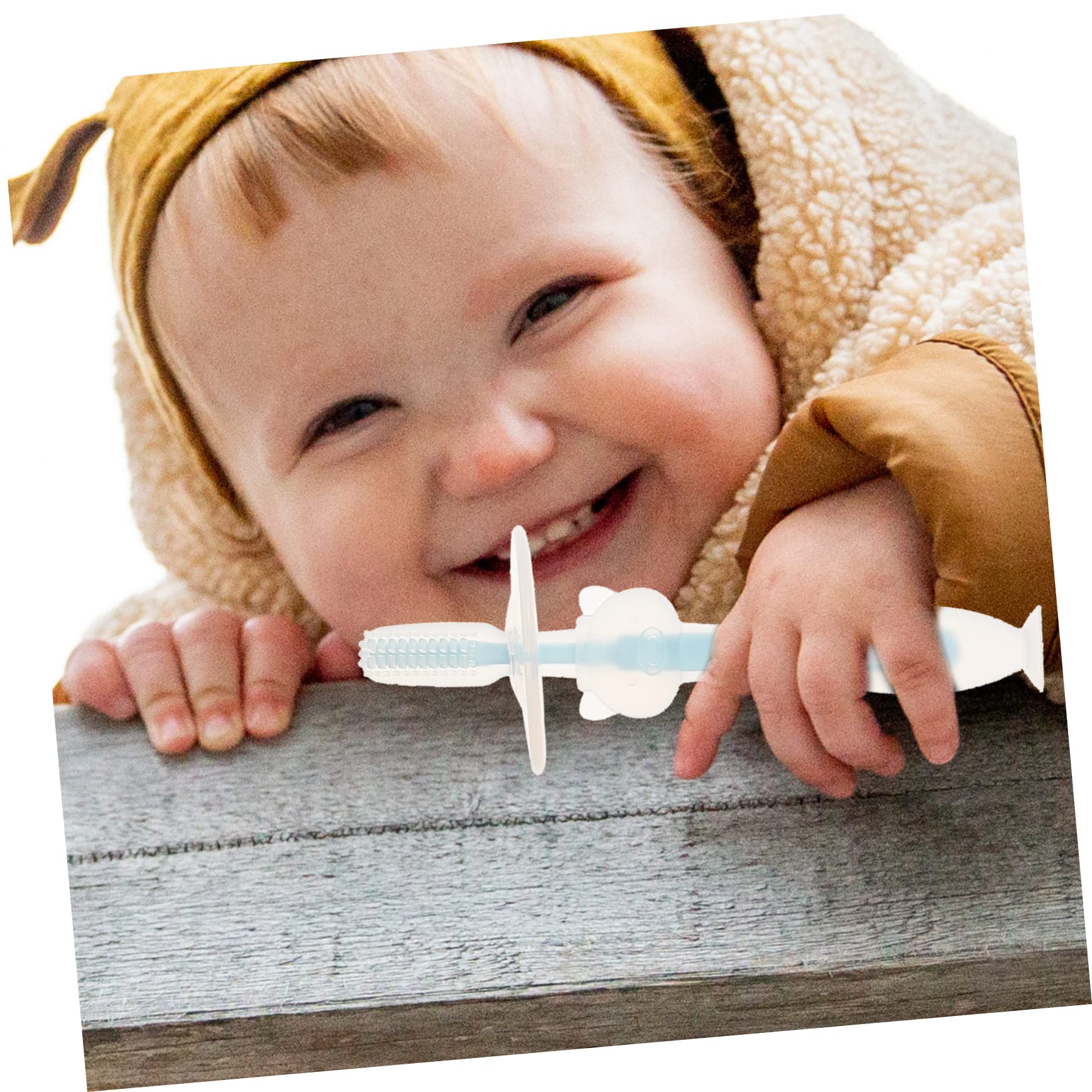 VICASKY 4 set di spazzolini da denti per neonati, primo spazzolino da denti modellato, spazzolino da denti per bambini, spazzolino da denti in silicone, gel di silice, 4 pezzi * 4