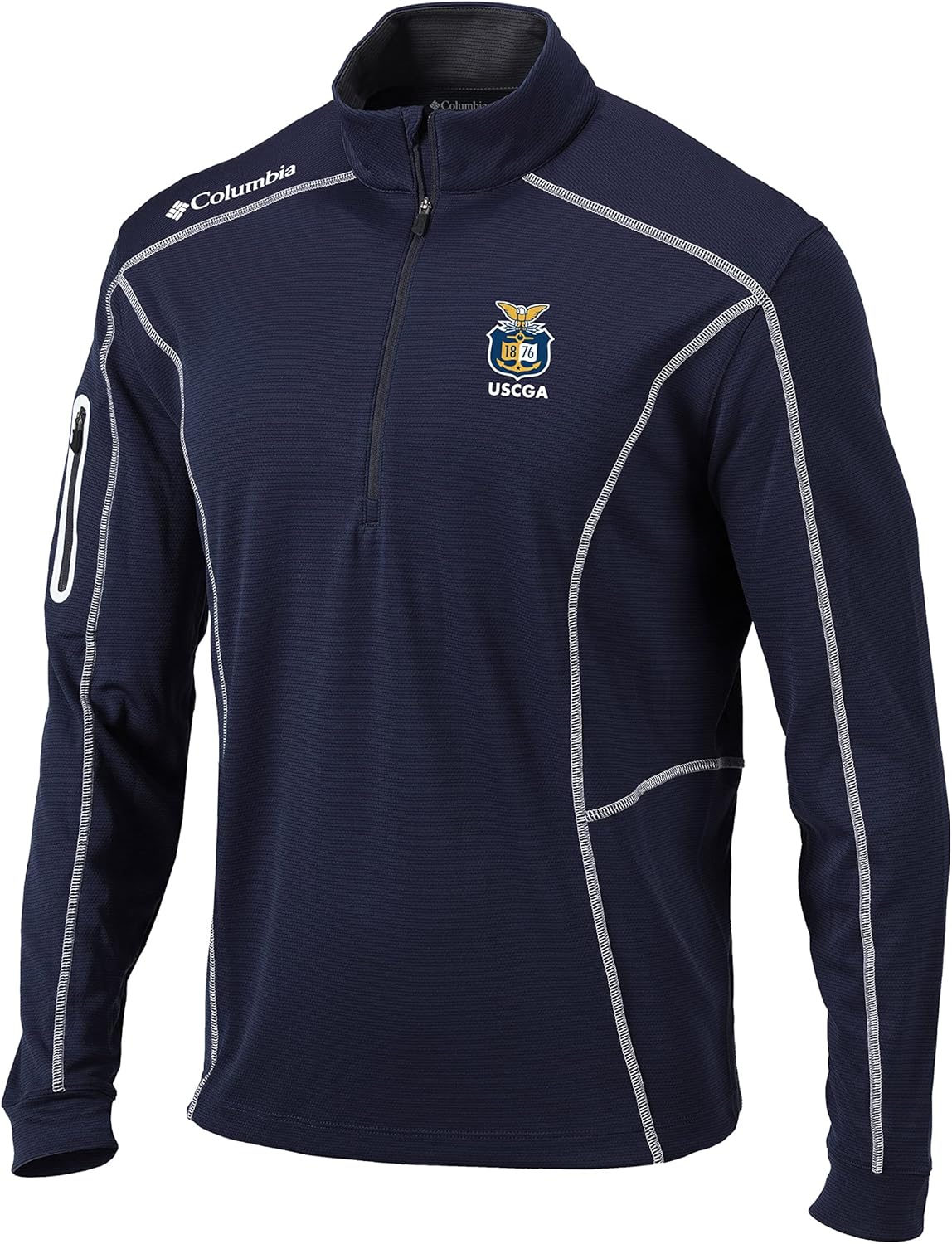 Columbia Golf Men's United States Marine Corps Logo Shotgun Pullover