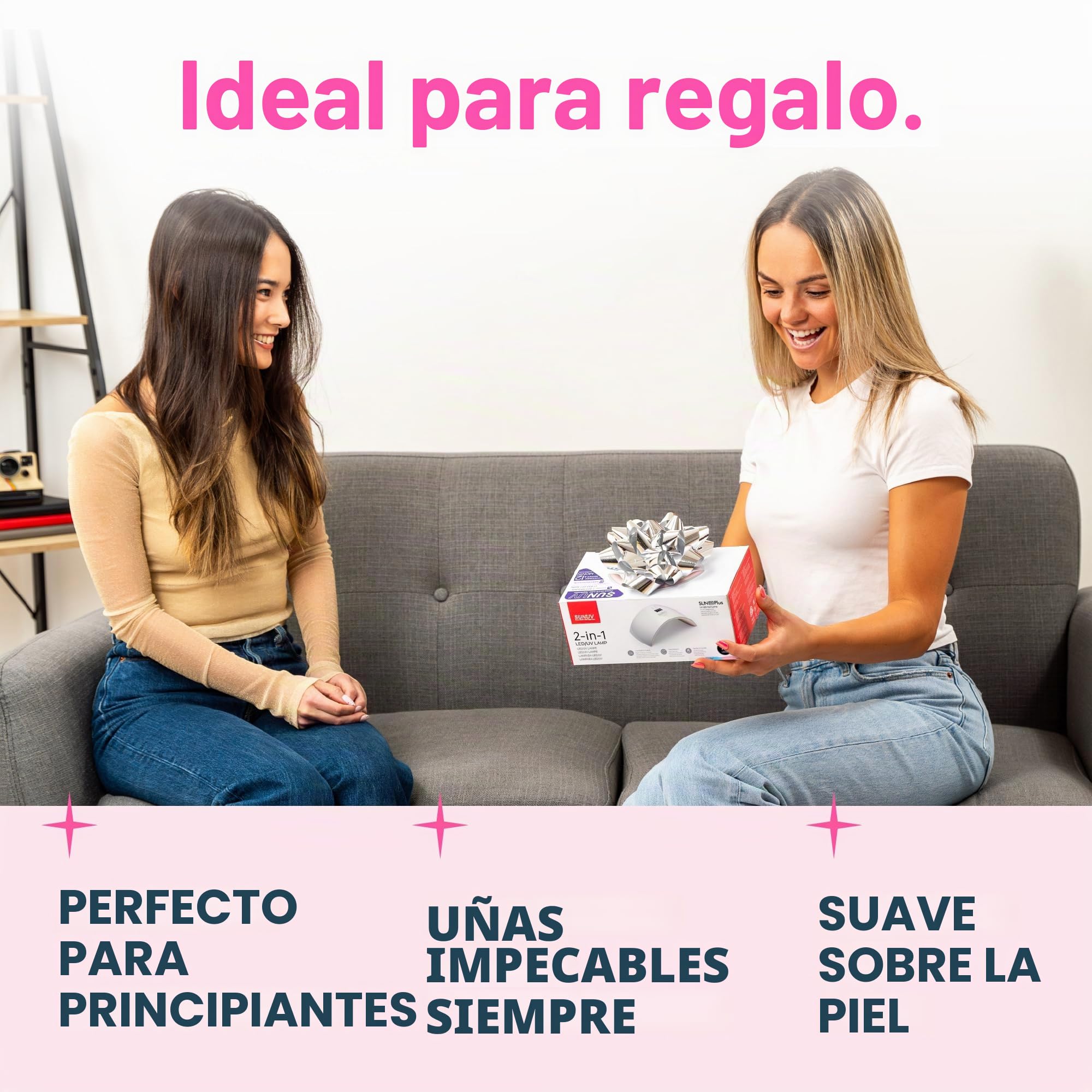 Secador de uñas LED UV SUNUV, lámpara de para uñas de gel, lámpara UV LED de uñas de 30s/60s, temporizador de infrarrojos, para manicura y pedicura, para manicura y salón de belleza