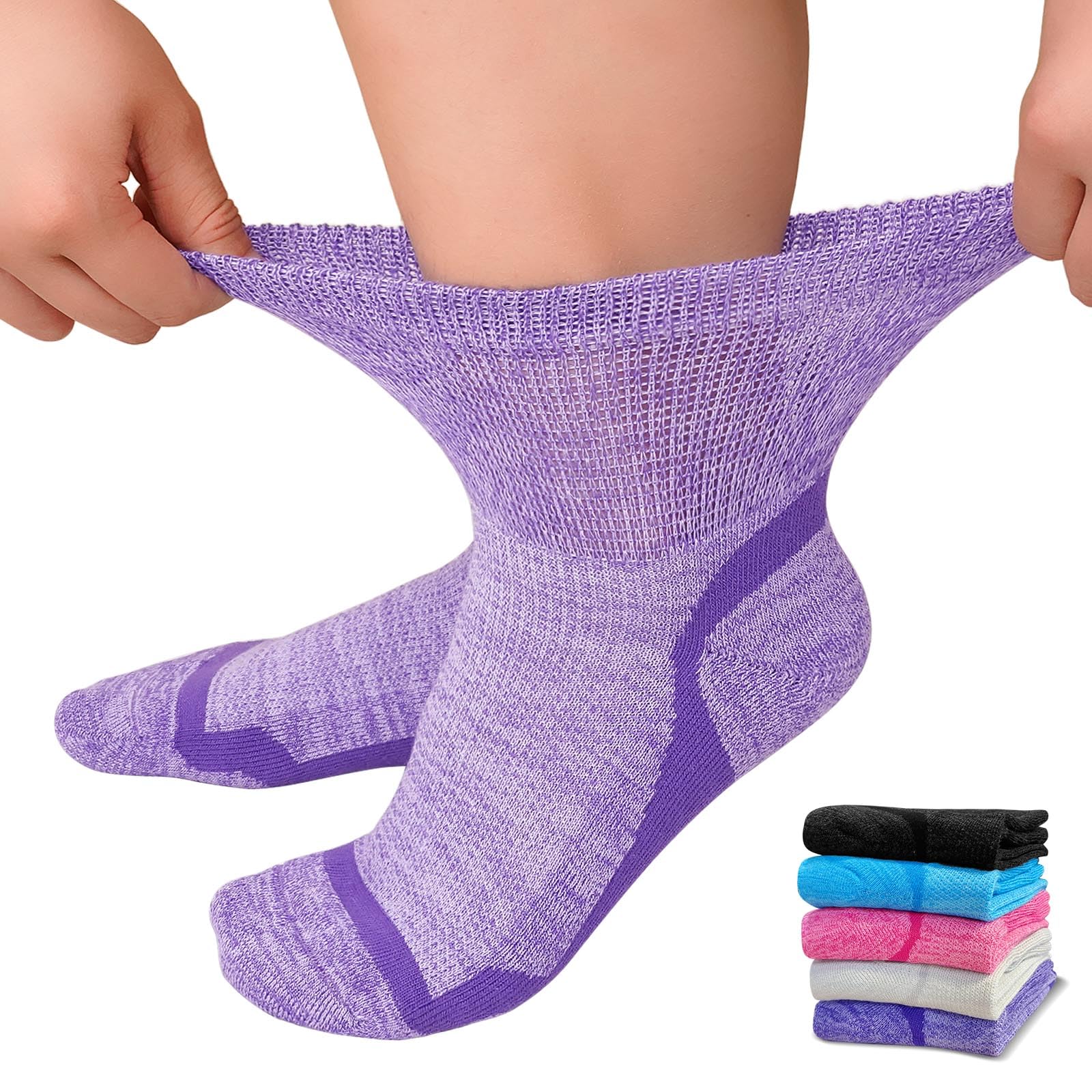 Chaussettes Diabétiques Homme Femme Chaussette Bambou Sans