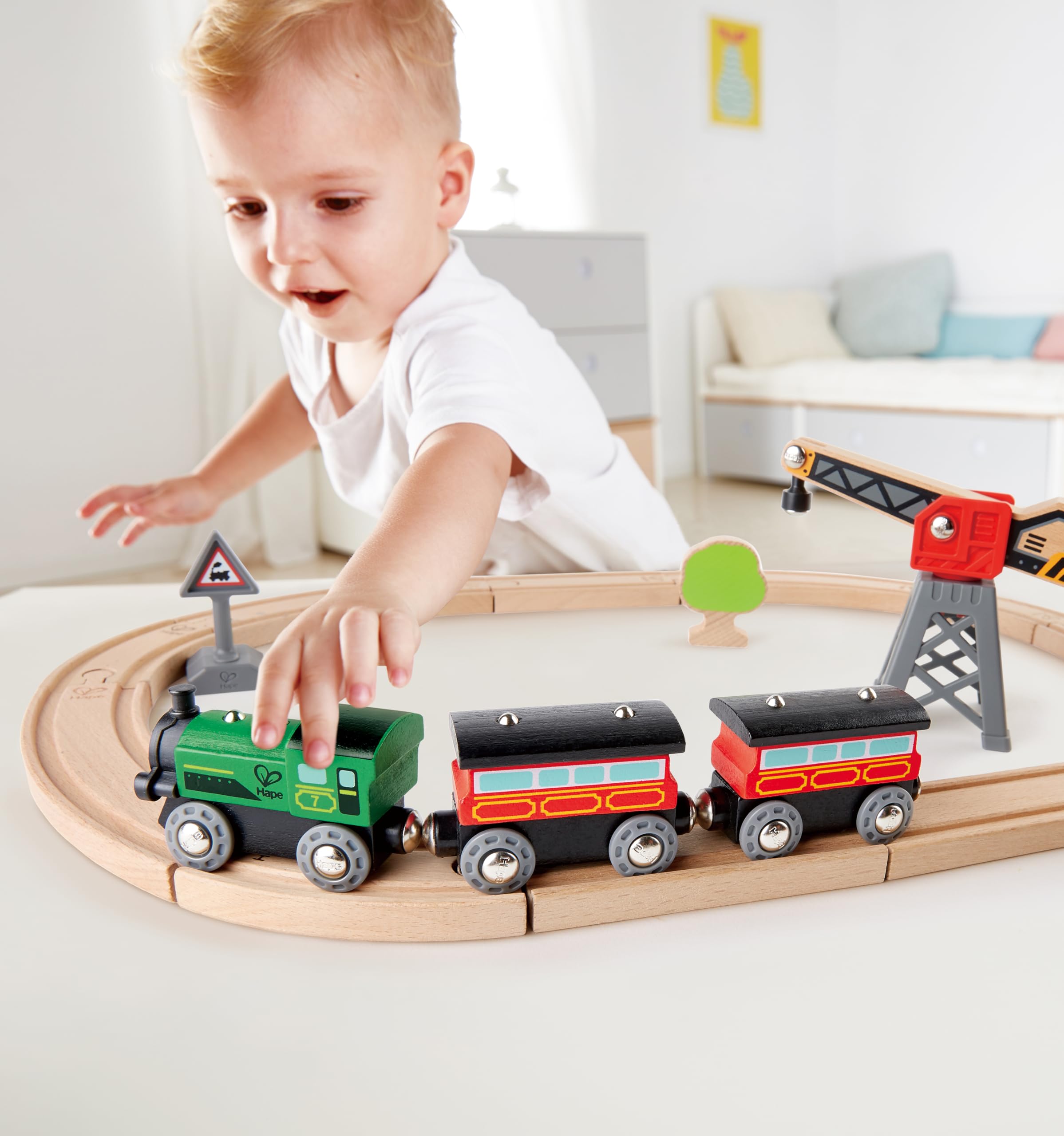 Promo Set De Chemin De Fer En Bois chez Lidl