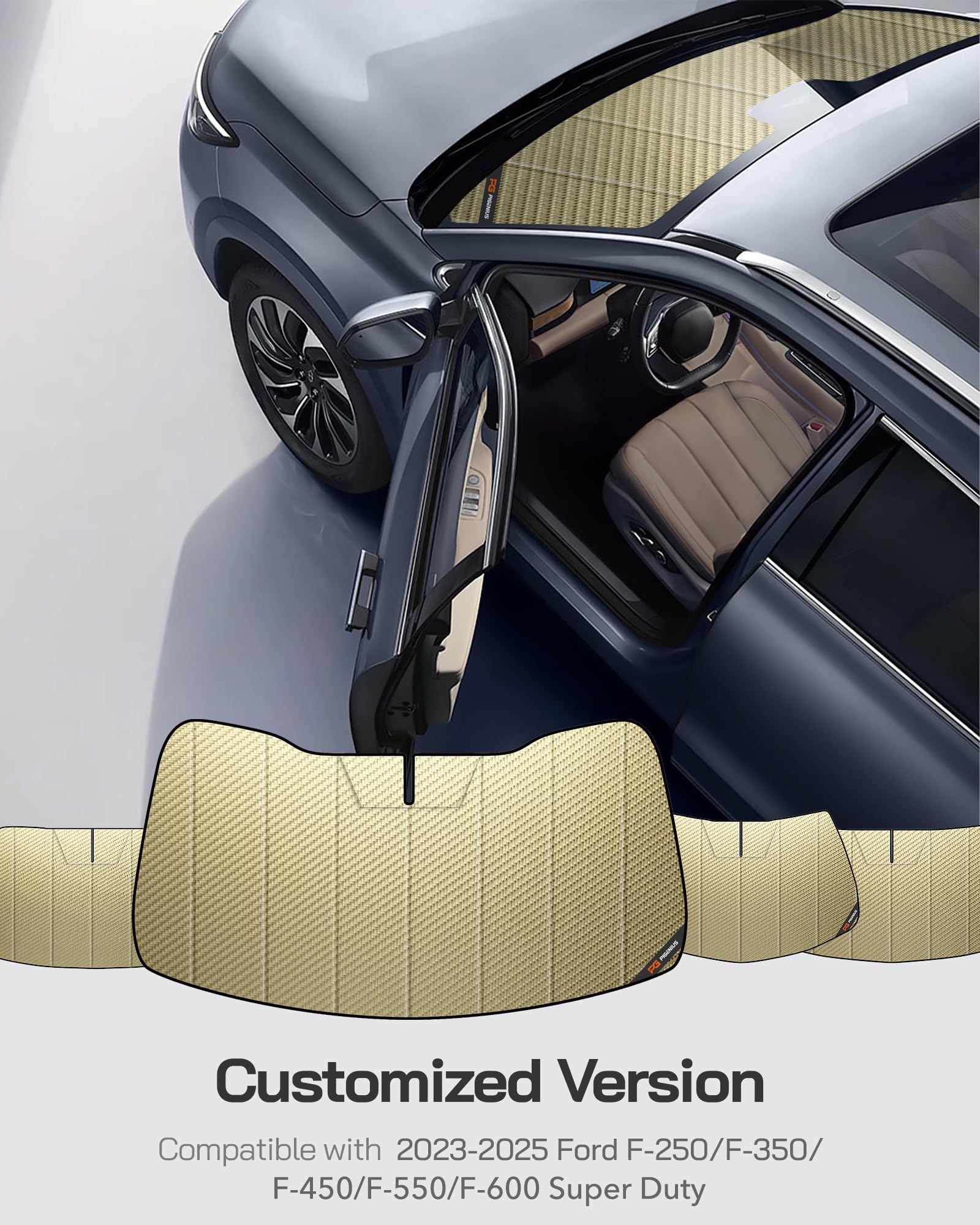 Car Window Shade 2025 Upgrade Windshield Custom Fit For 2008-2016