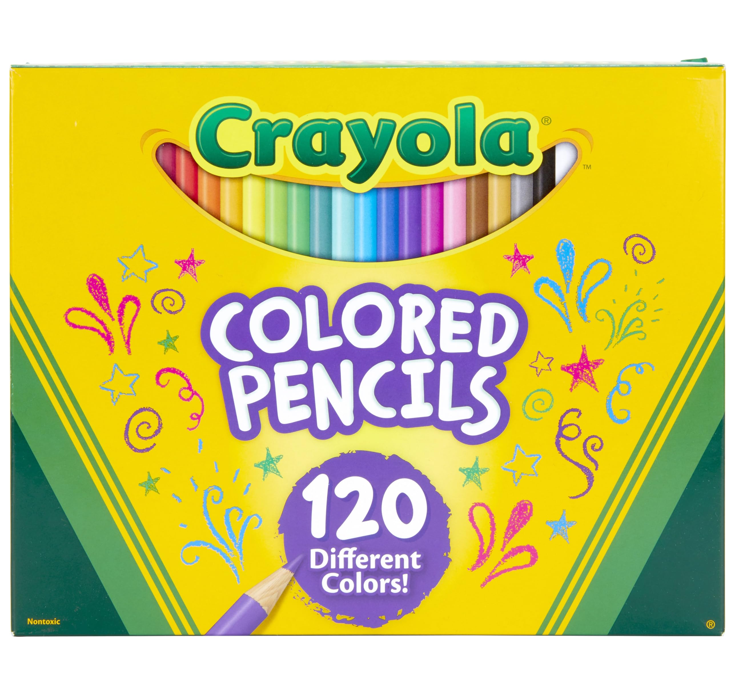 CRAYOLA 120 Count Colored Pencils