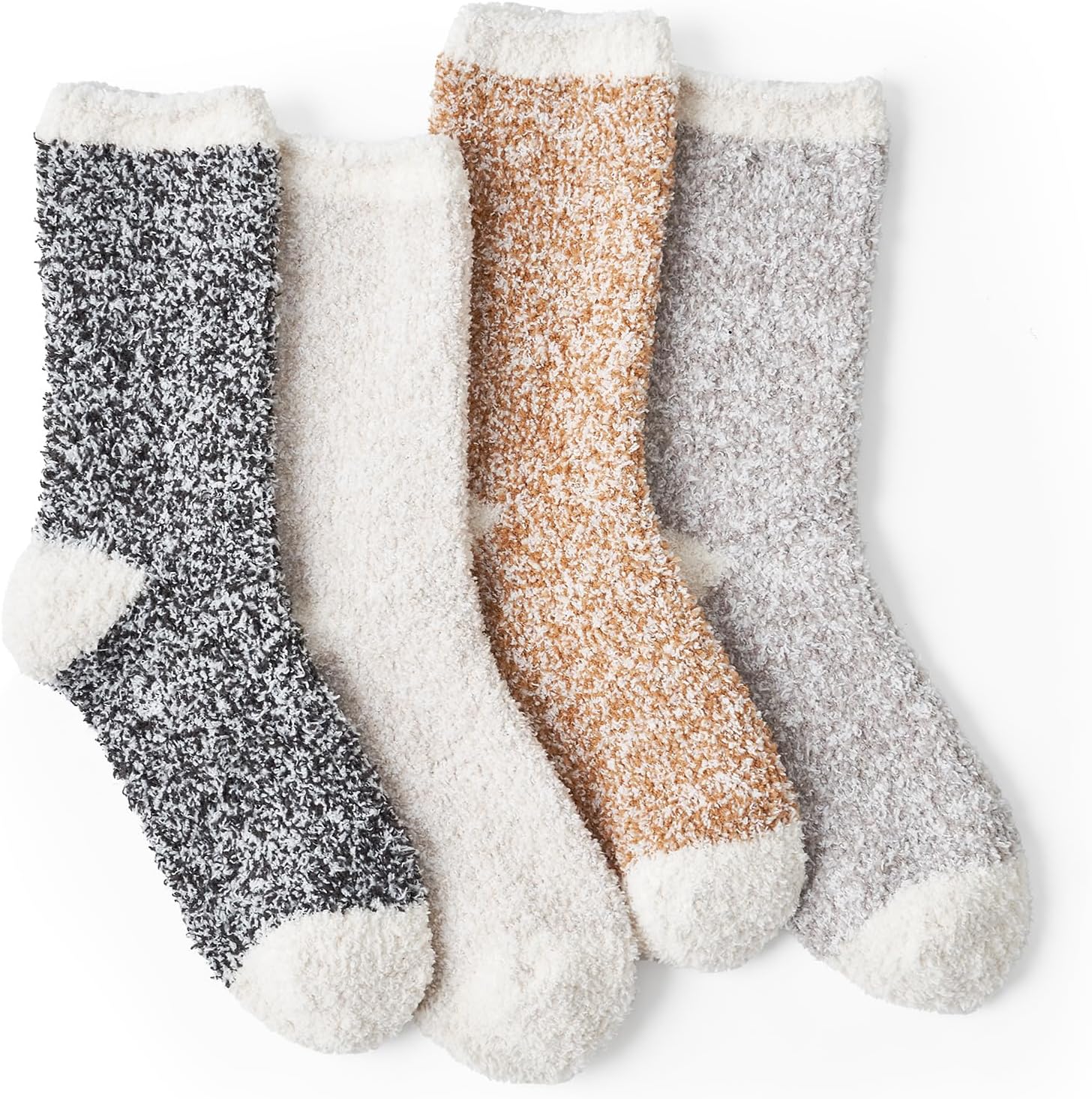 Snuggle Sac Warm Fuzzy Socks Christmas Socks for Women Super Soft Cozy Winter Slipper Socks Set Birthday Gifts For Her 4Pairs Snuggle Sac Warm Fuzzy Socks Christmas Socks for Women Super Soft Cozy Winter Slipper Socks Set Birthday Gifts For Her 4Pairs