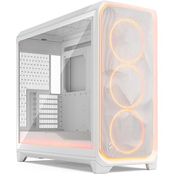 Fractal Design Meshify 3 XL Ambience Pro RGB White TG Clear Tint - Computer Case