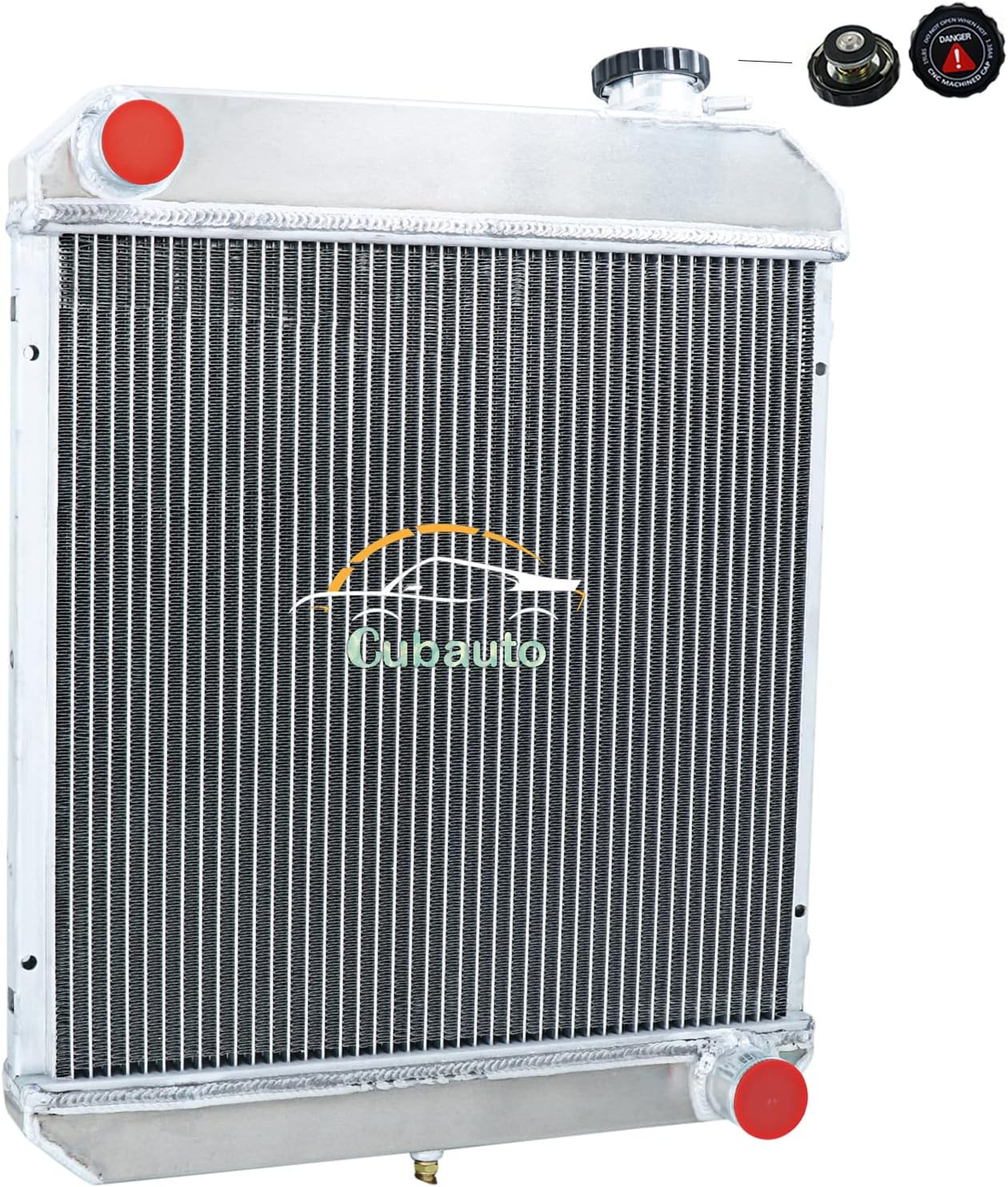 3 Row Aluminum Radiator For 1960-1966 Chevy C10 Panel/Pickup/ C20 Pickup/ C30 Panel/C30 Pickup/K10 K20 Pickup/Truck Base L6 GAS Radiators