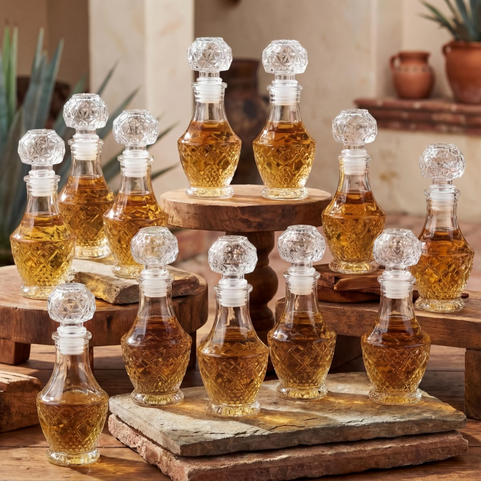 Fioles en verre hermétiques contre les fuites d'extrait de vanille et liqueurs