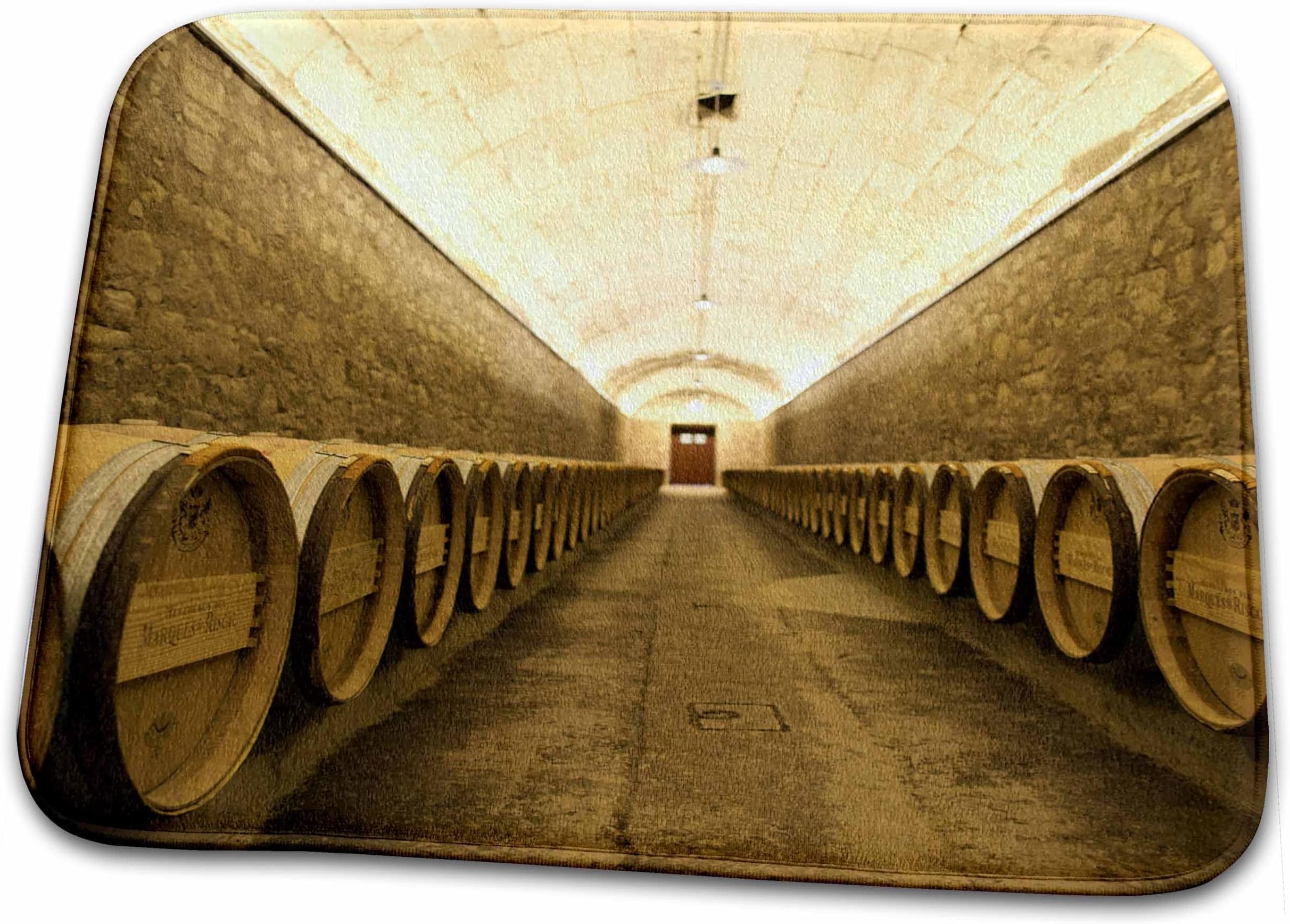 3dRose Bathroom Bath Rug Mat - Spain, Elciego, Bodega Marques de Riscal Winery - EU27 WBI0681 - Walter Bibikow Wineries