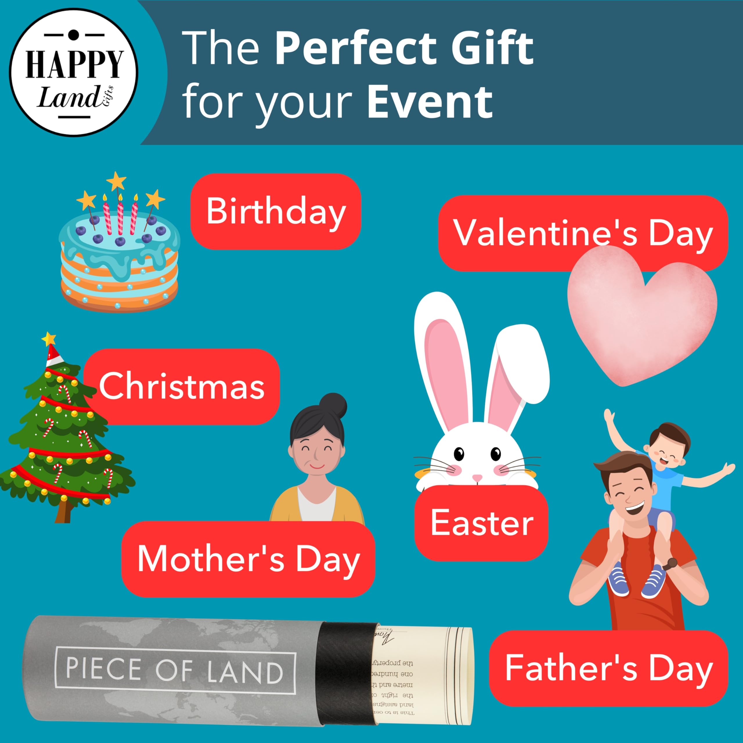 British Gifts for Women an Men | Real Piece of England | Highly Unique English Themed Gifts | Blank Certificate to Write in The Name of Your Choice | London Gift Ideas | British Christmas Gifts