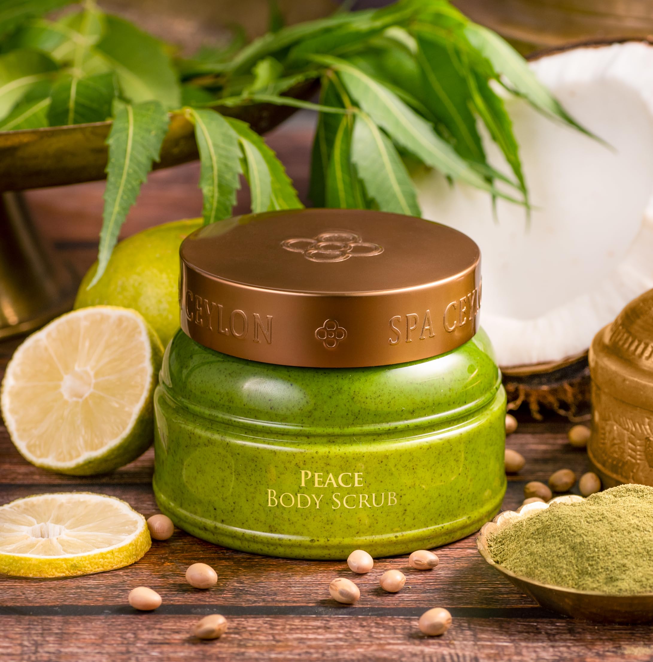SPA CEYLON PEACE Body Scrub | Aromatic Ayurvedic Formula | Smoothen skin | Relaxing | Best for normal to dry skin