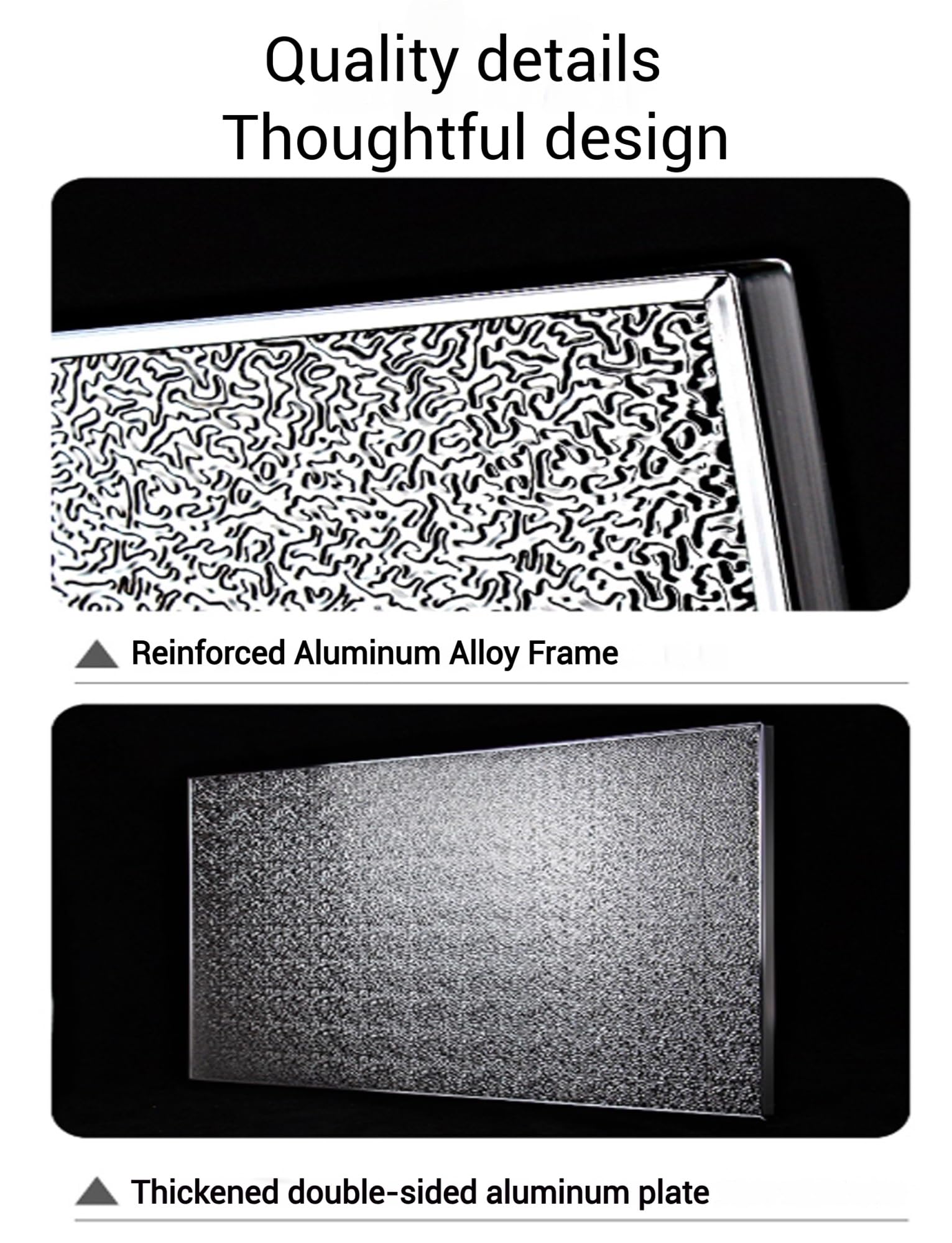 Alfombrilla de aluminio con protección contra el calor, 60 x 60 cm, resistente al aceite y al calor para parrilla, horno y refrigerador, protección ideal para la cocina