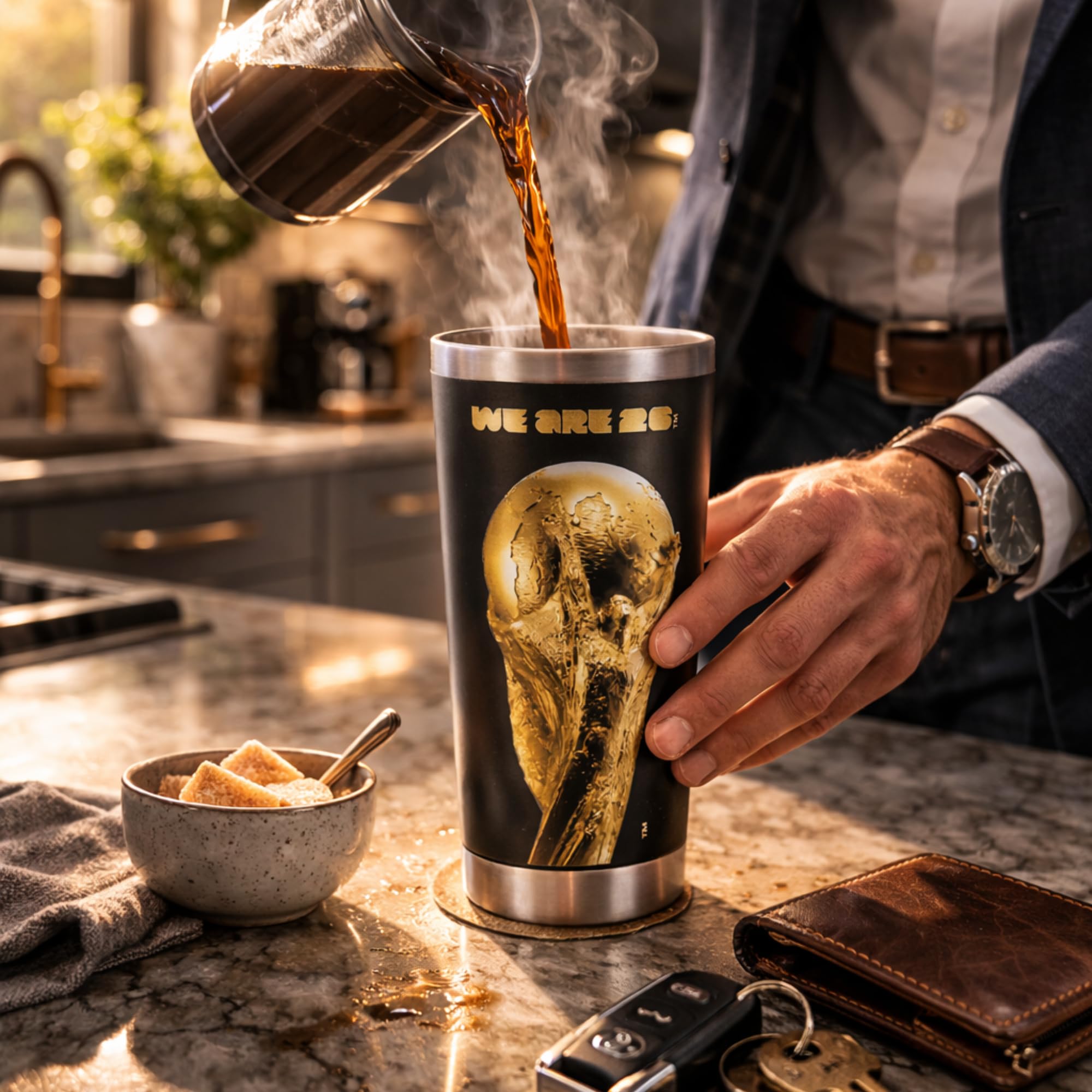 FIFA World Cup 2026 Ｗ杯　ヒューストン　タンブラー Amazon.com: Official FIFA World Cup 2026 Trophy Tumbler – 18oz