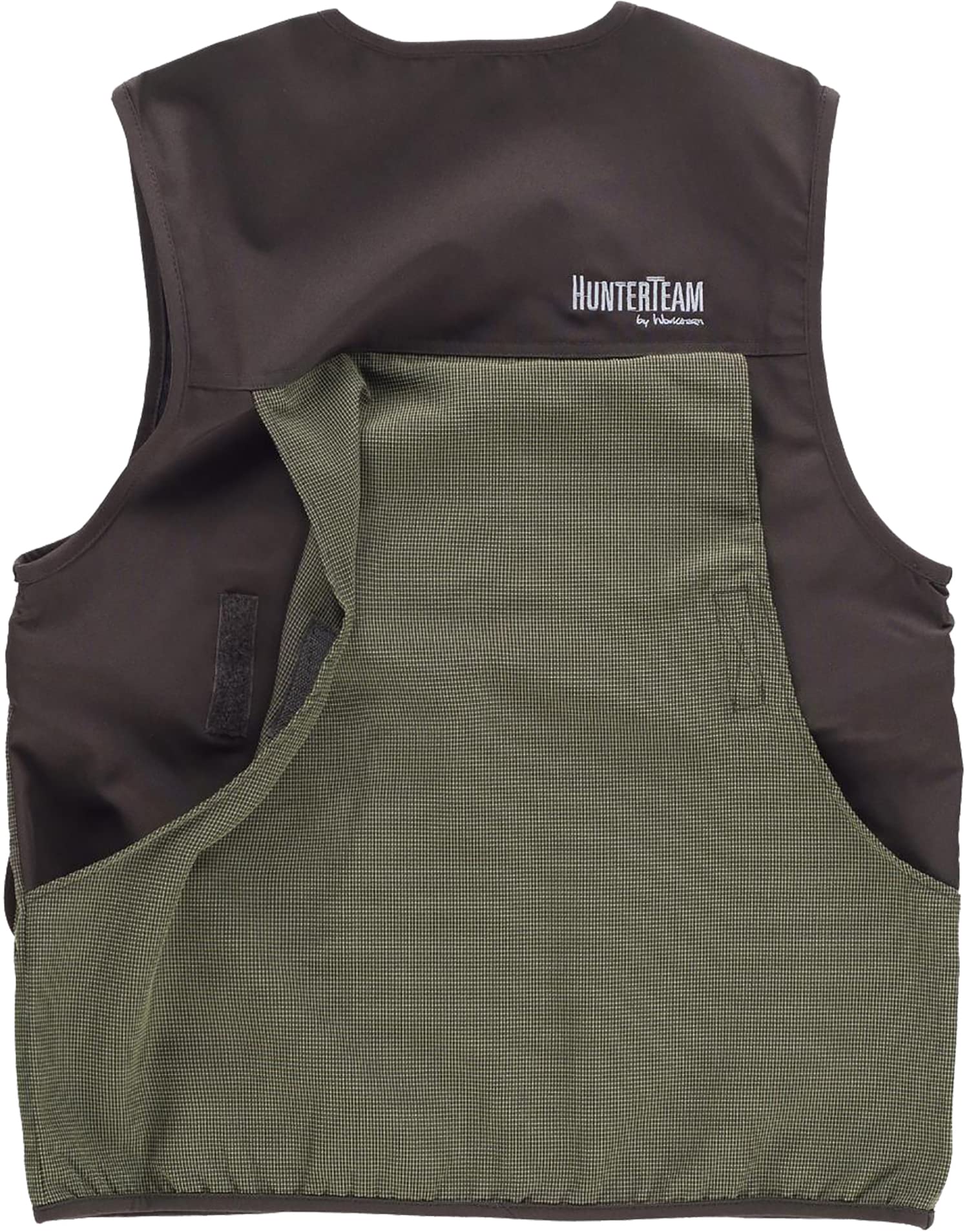 Work Team Chaleco multibolsillos, combinado. HOMBRE Verde Caza/Marron XXL
